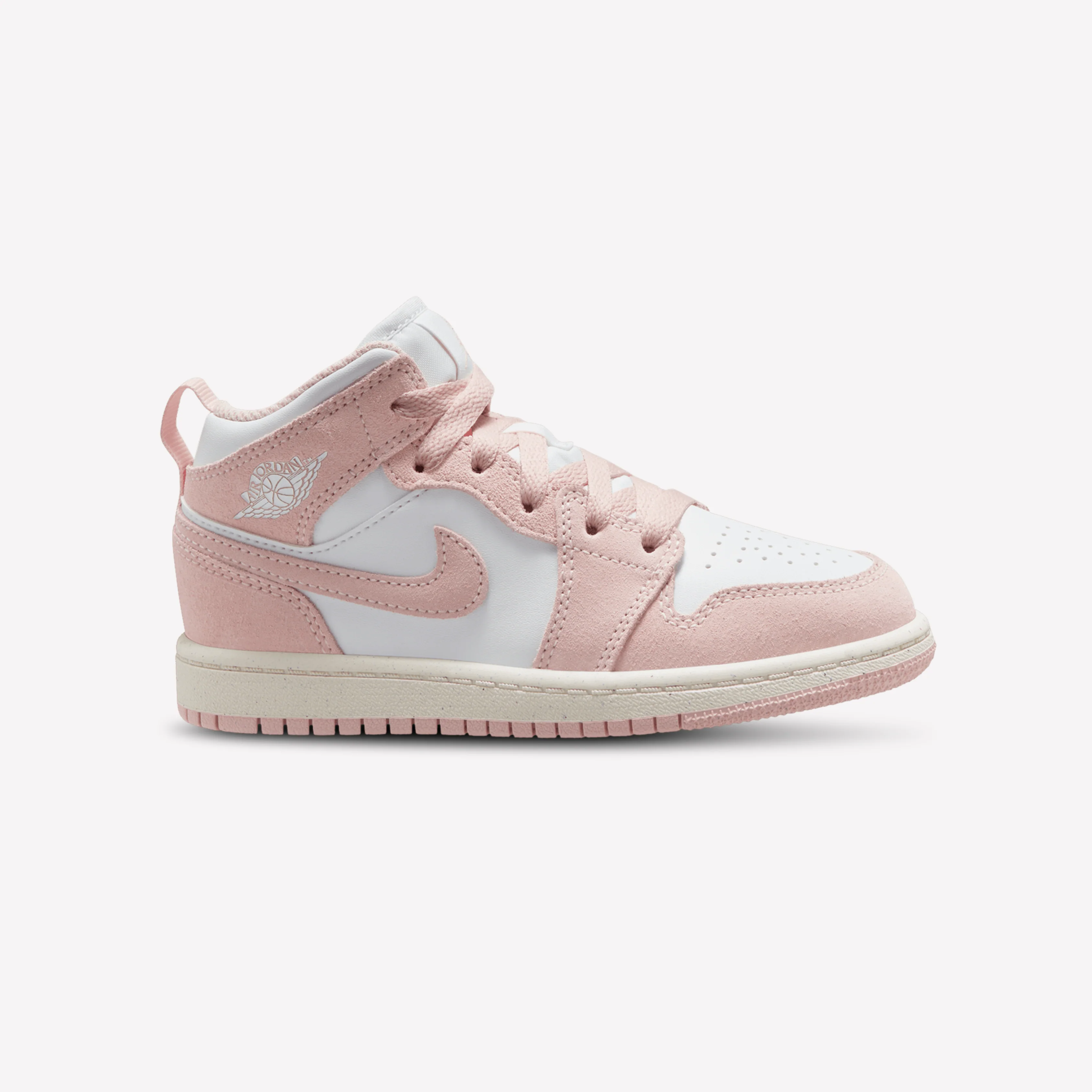 Nike Girls Kids Jordan AJ 1 Mid  - White Legend Pink