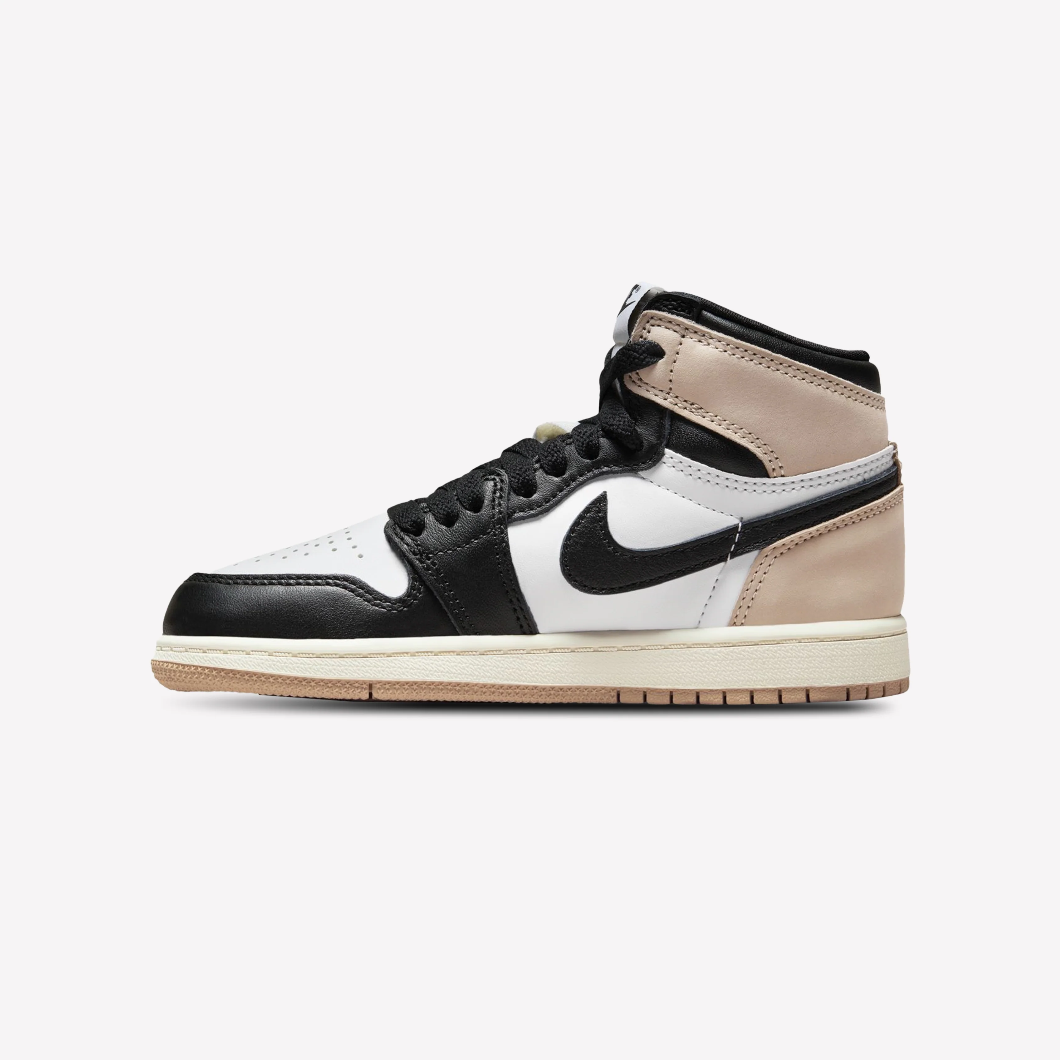 Nike Kids Jordan Retro 1 High OG  - Black/Legend Brown/White