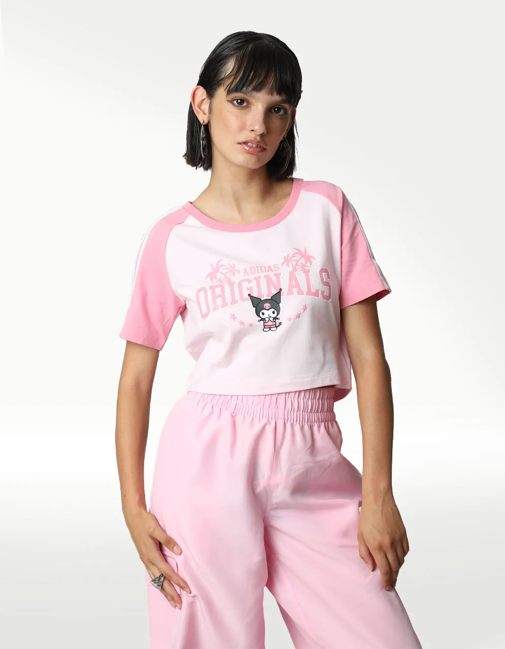 CROP TANK ADIDAS BABY HELLO KITTY KUROMI