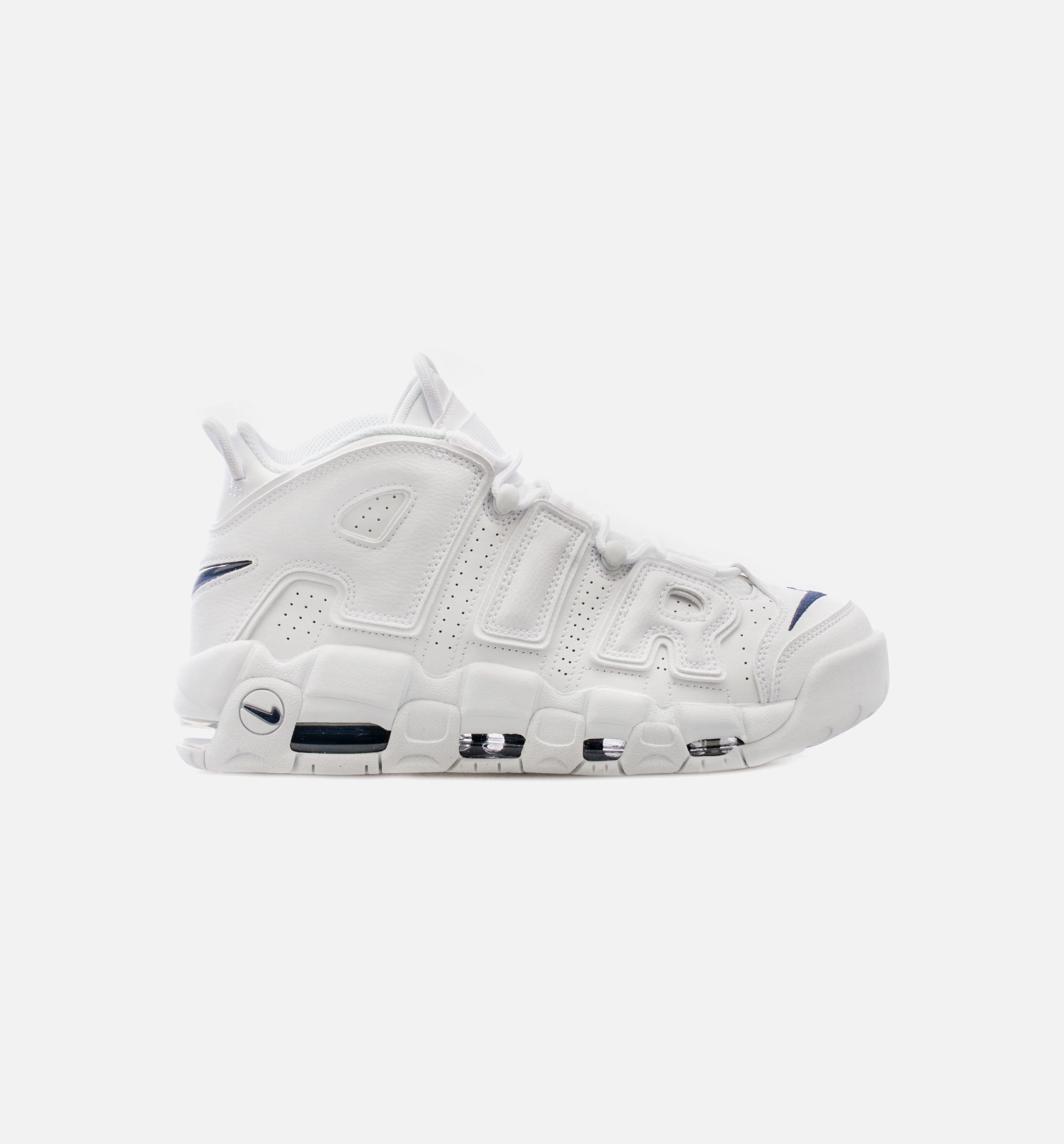 Uptempo 96 White Navy Mens Lifestyle Shoe - White