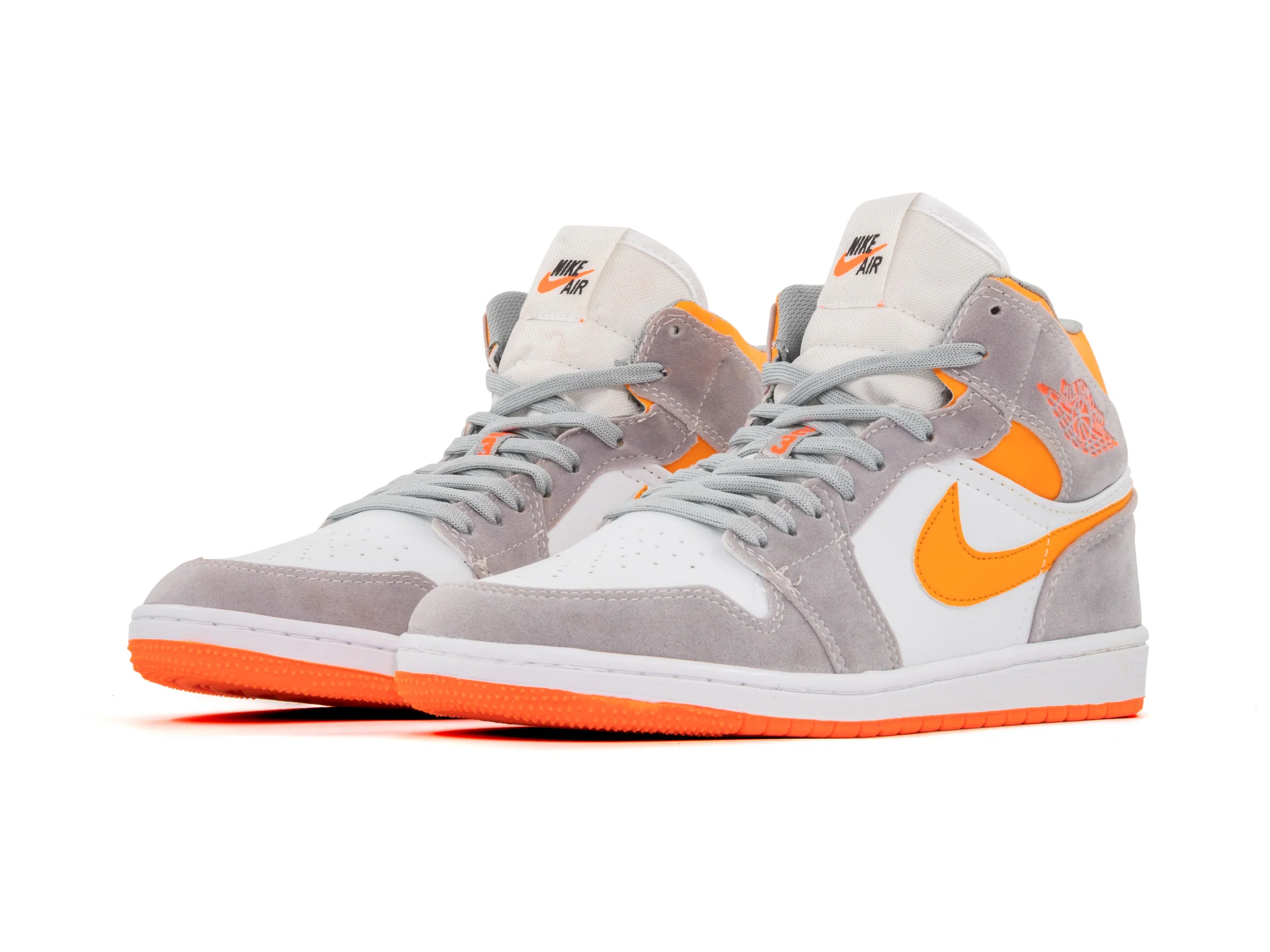 Tenis Retro 1 Dakar Blanco Naranja