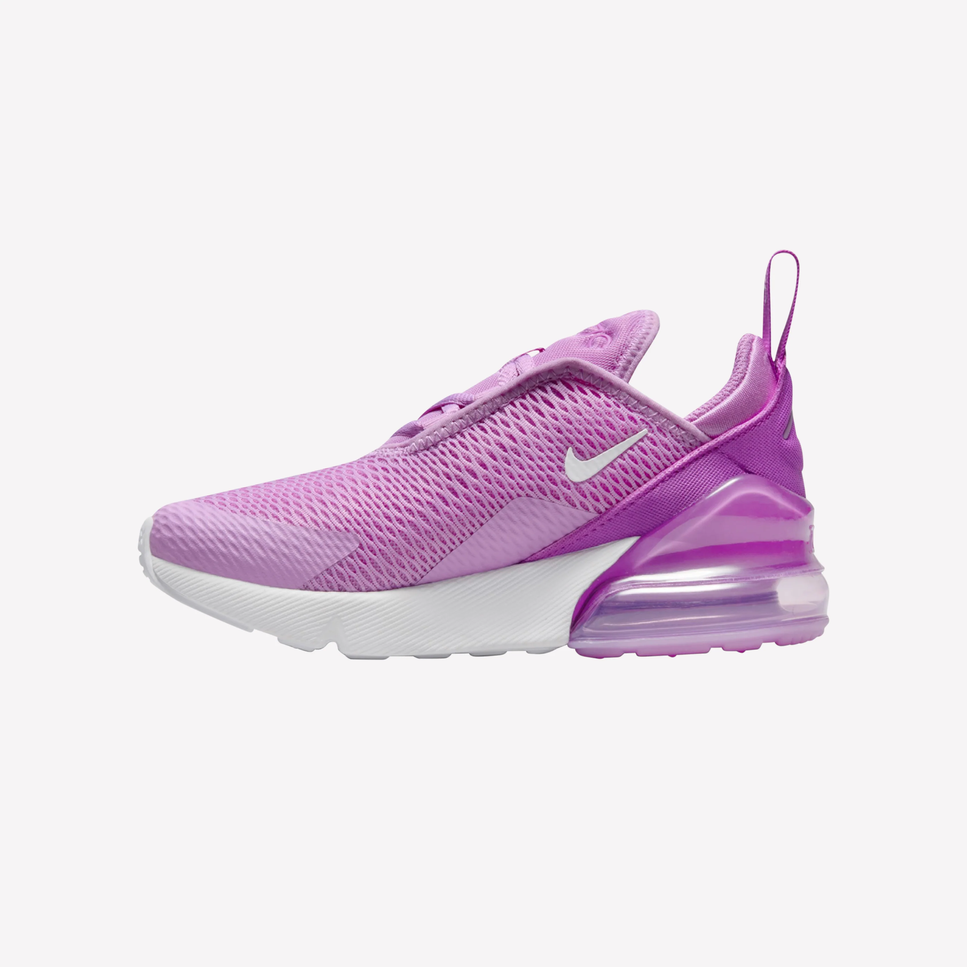 Nike Girls Kids Air Max 270 - White Rush Fuchsia