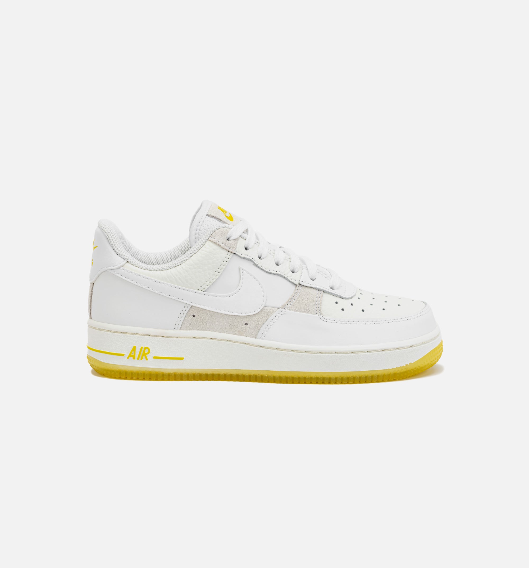 AF1 Low Patchwork Womens Lifestyle Shoe - Summit White/Opti Yellow