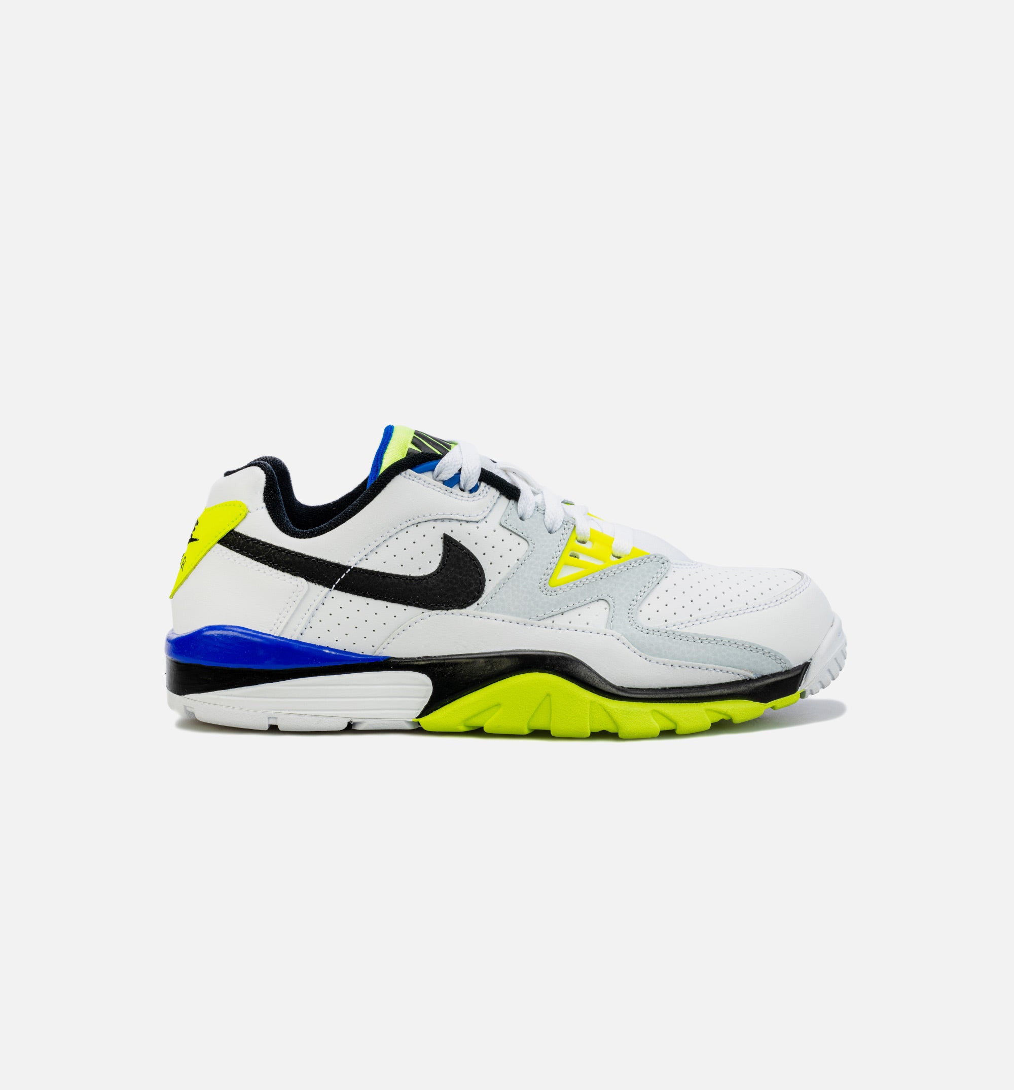 Low Mens Lifestyle Shoe - White/Blue/Volt