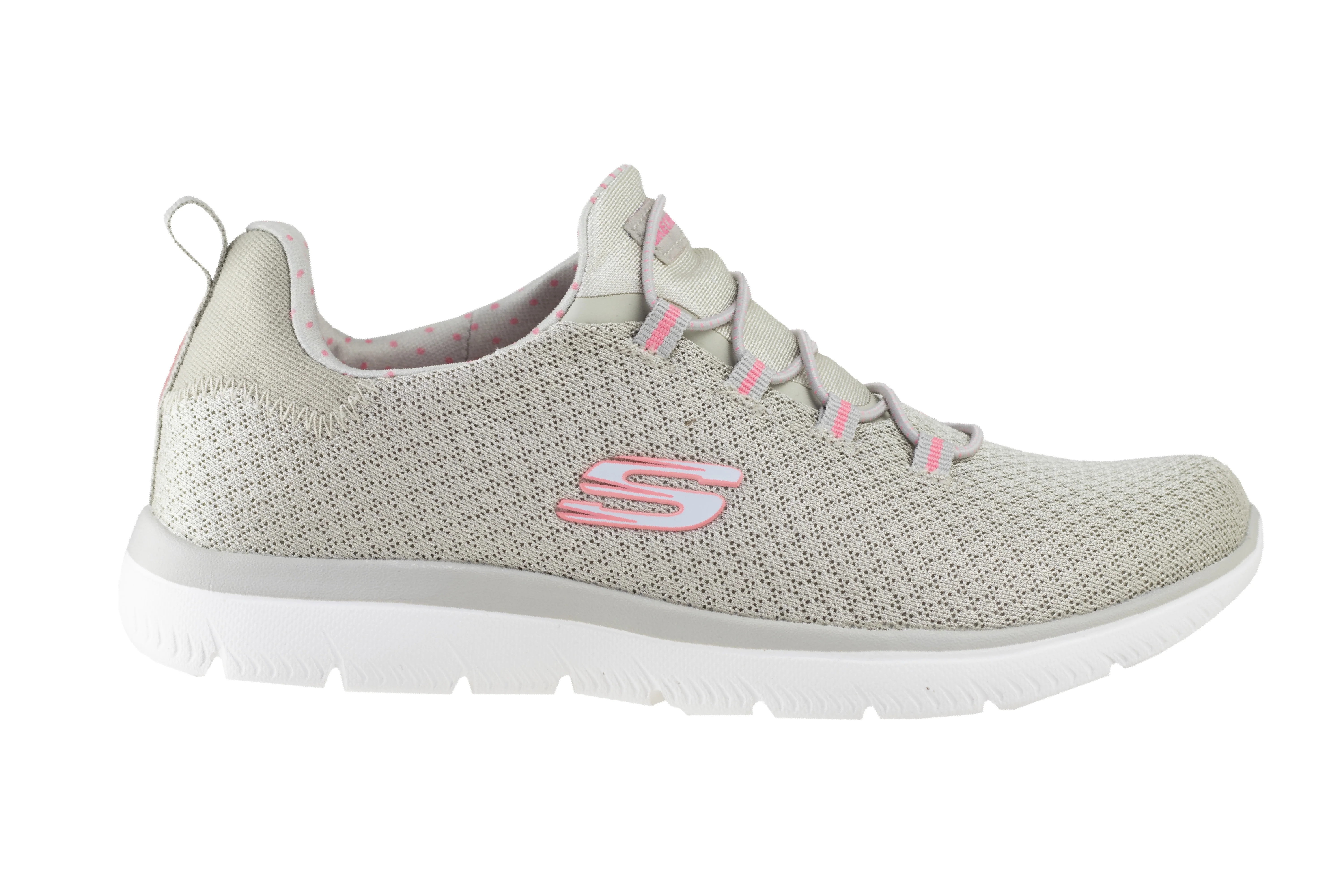 Tenis Skechers Summits Polka-Dance Dama 149149 Beige Rosa