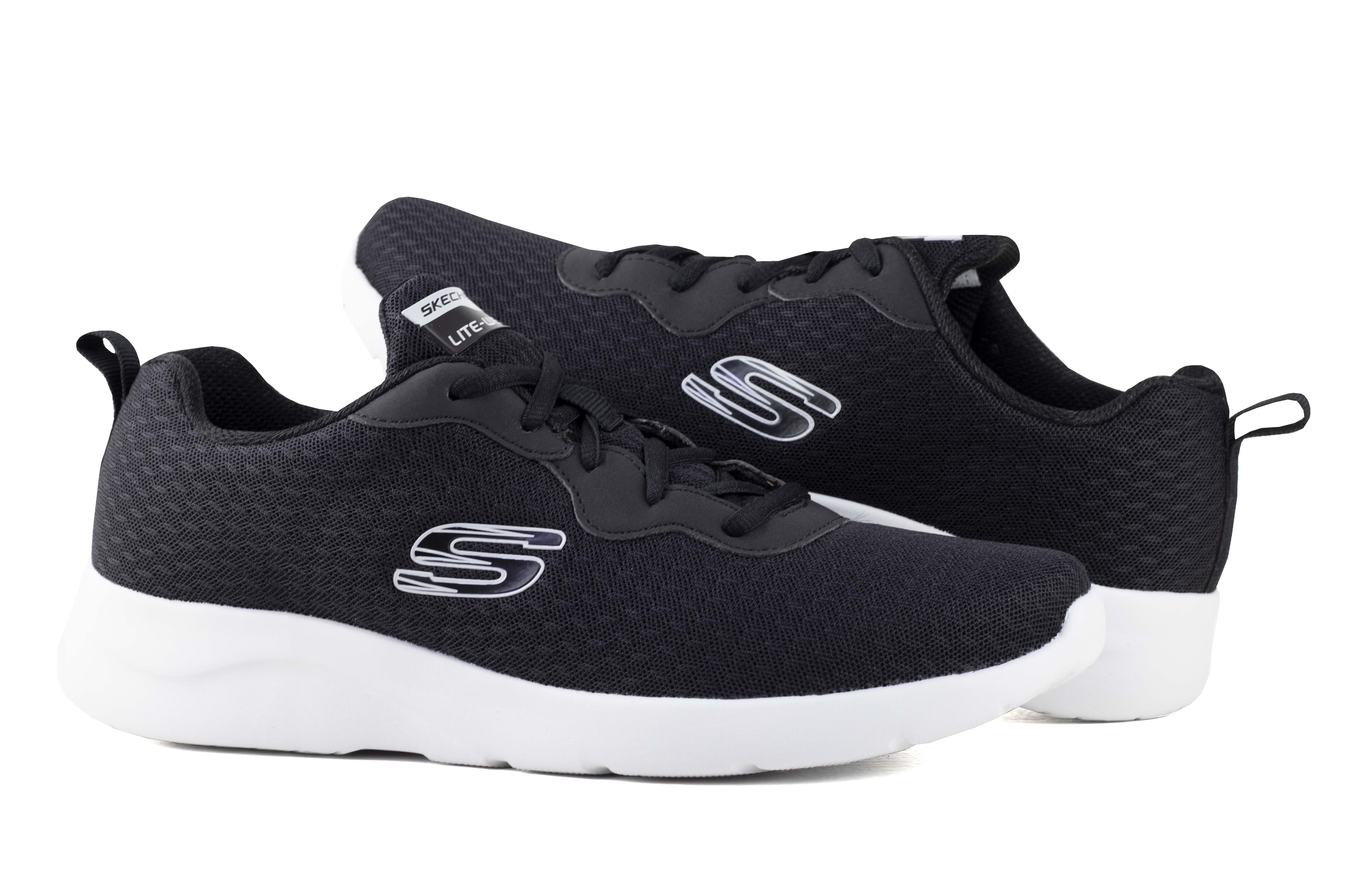 Tenis Skechers Dynamight 2.0 Caballero 894046 Negro Gris