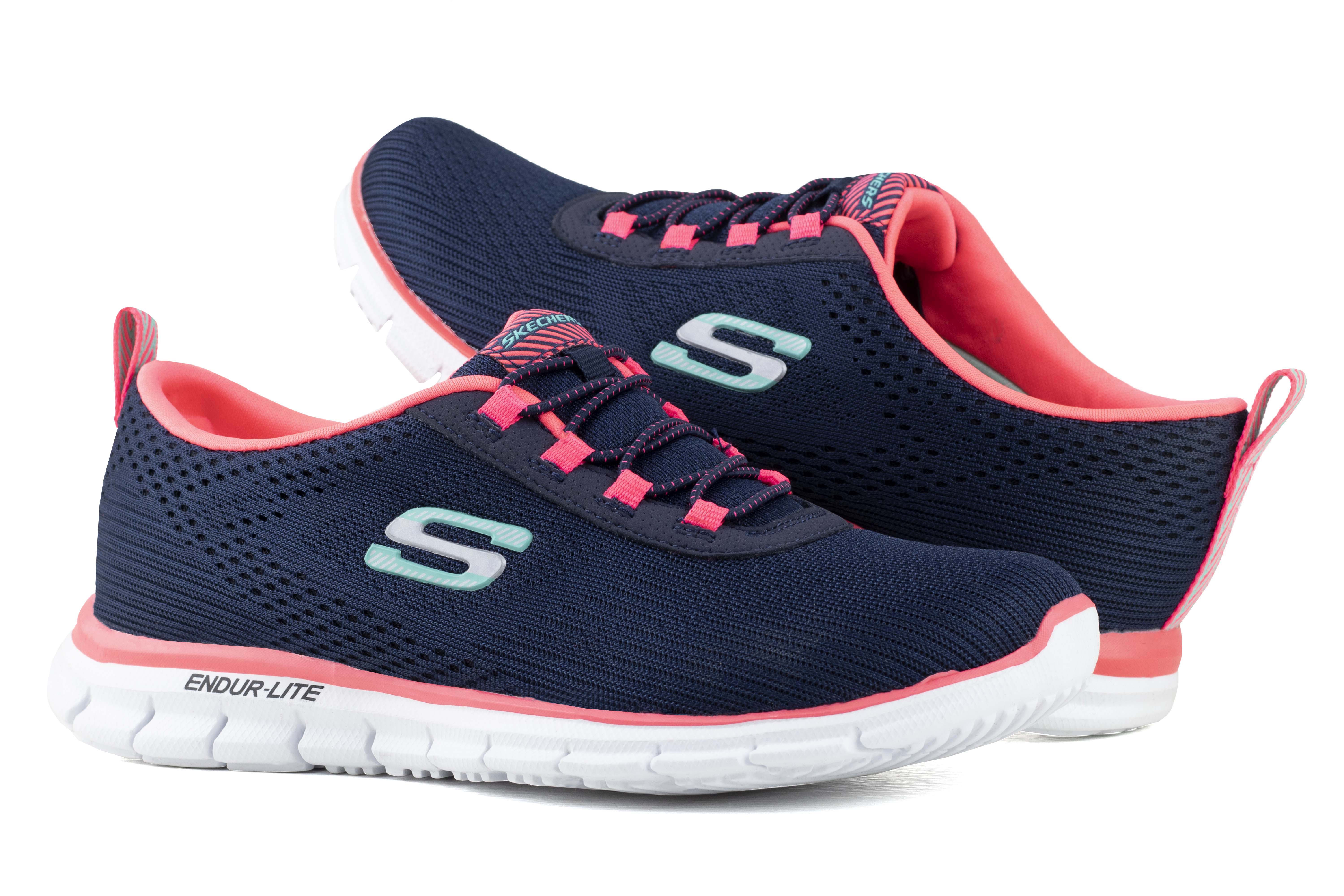 Tenis Skechers Summits Slip On Dama 22705 Marino Coral