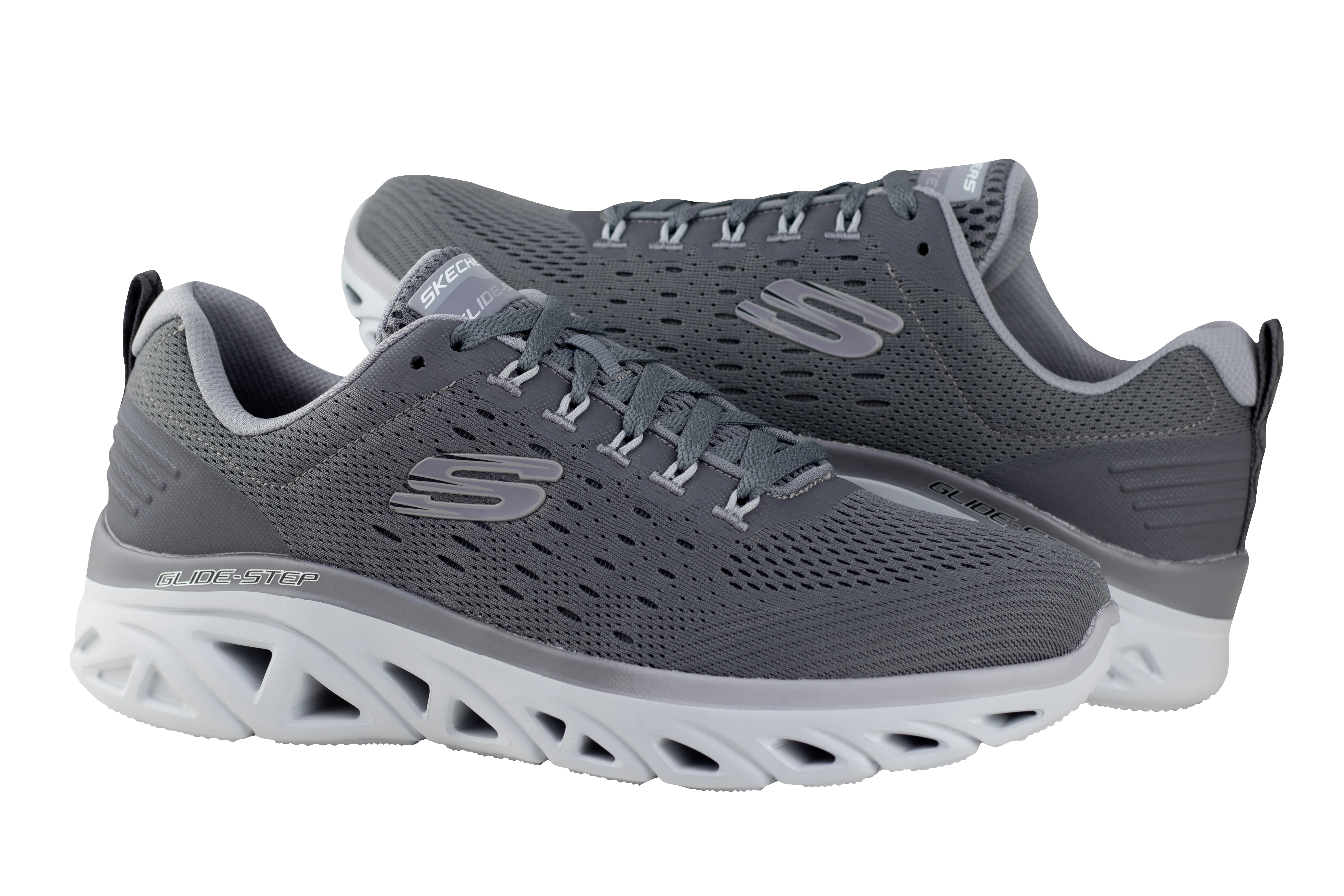 Tenis Skechers Glide-Step New Approach Caballero 232269 Gris