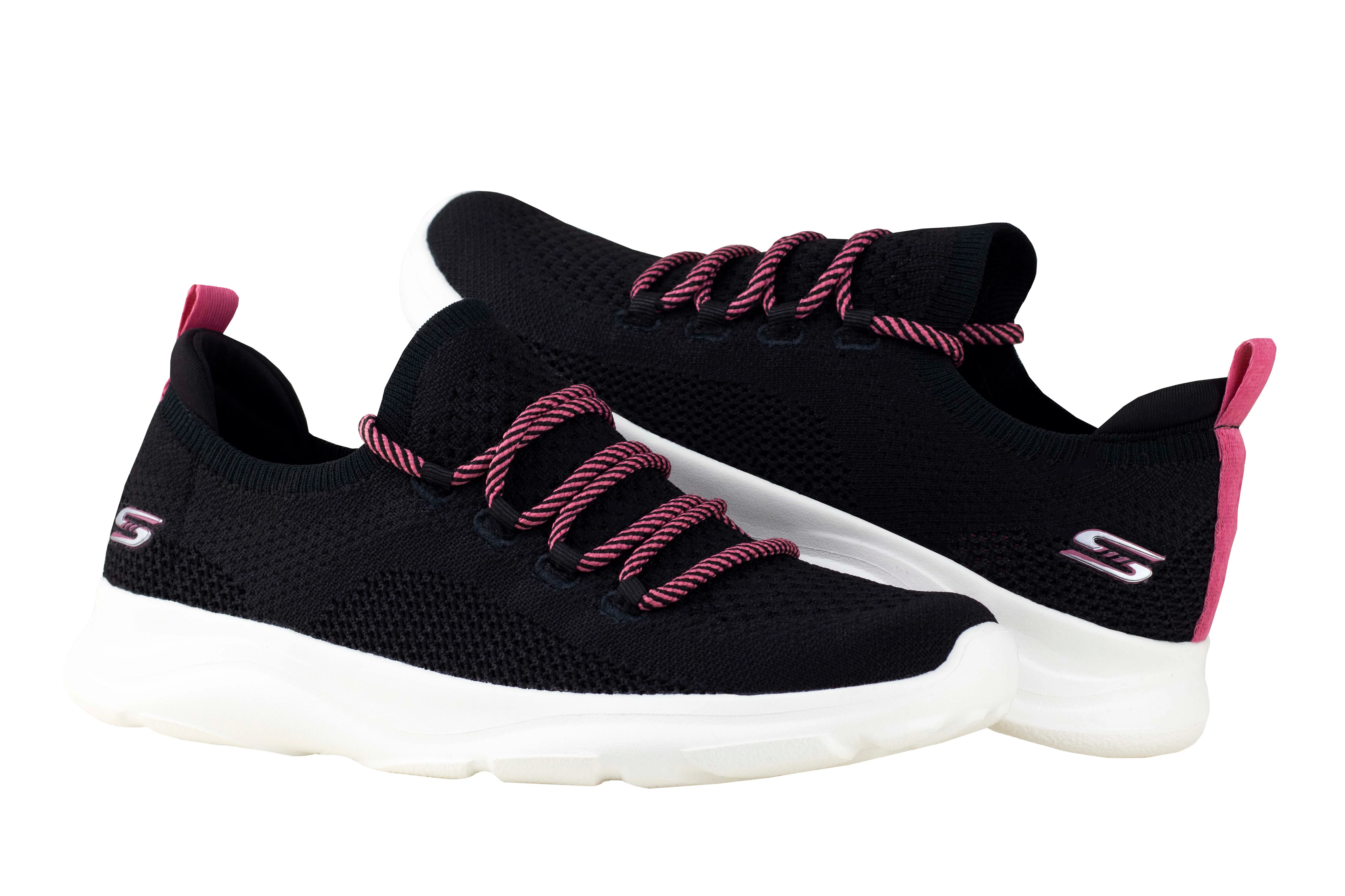 Tenis Skechers Bobs Sport Surge-Season Sounds Dama 117003 Negro Rosa