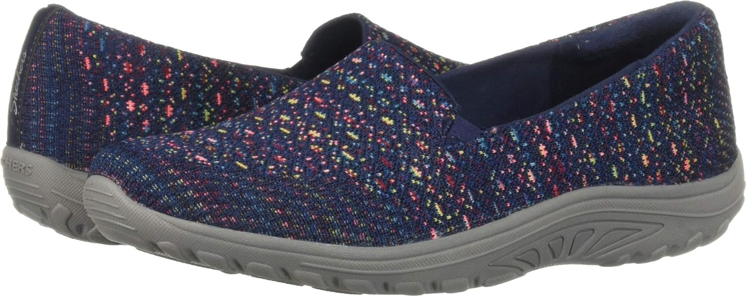 Skechers Reggae Fest - Wicker - Zapatilla sin Cierre de Punto diseñado Twin Gore (Willows) Mocasín Plano para Mujer