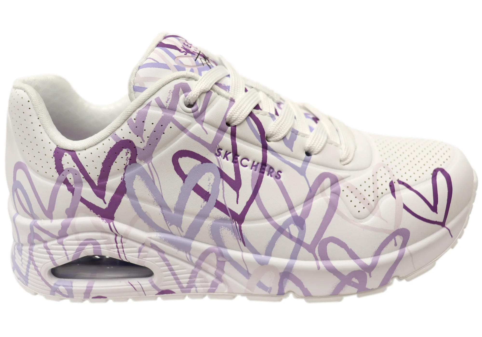 Skechers Womens X JGoldcrown Uno Spread The Love Comfortable Shoes