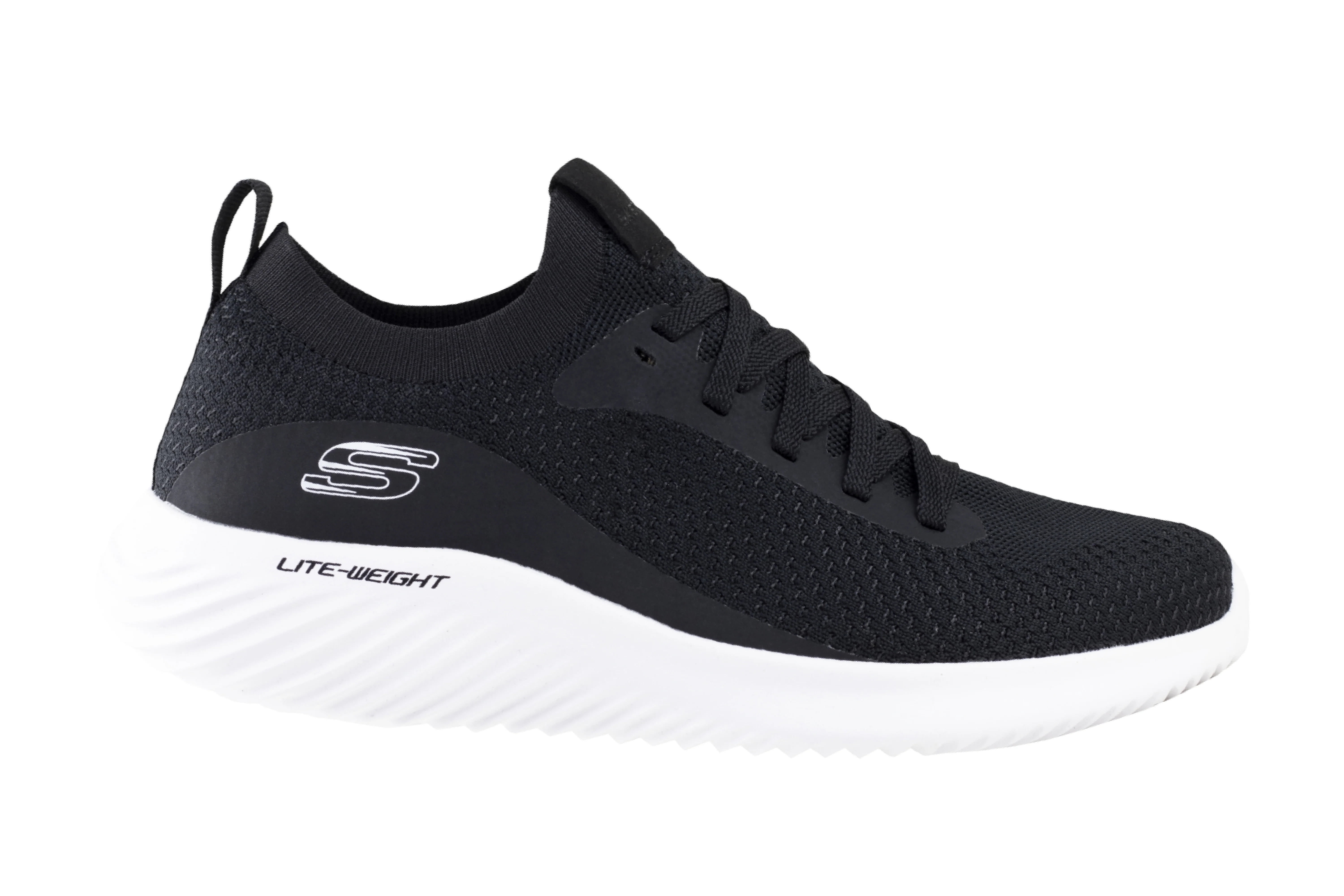 Tenis Skechers Bounder Caballero 52595 Negro Blanco