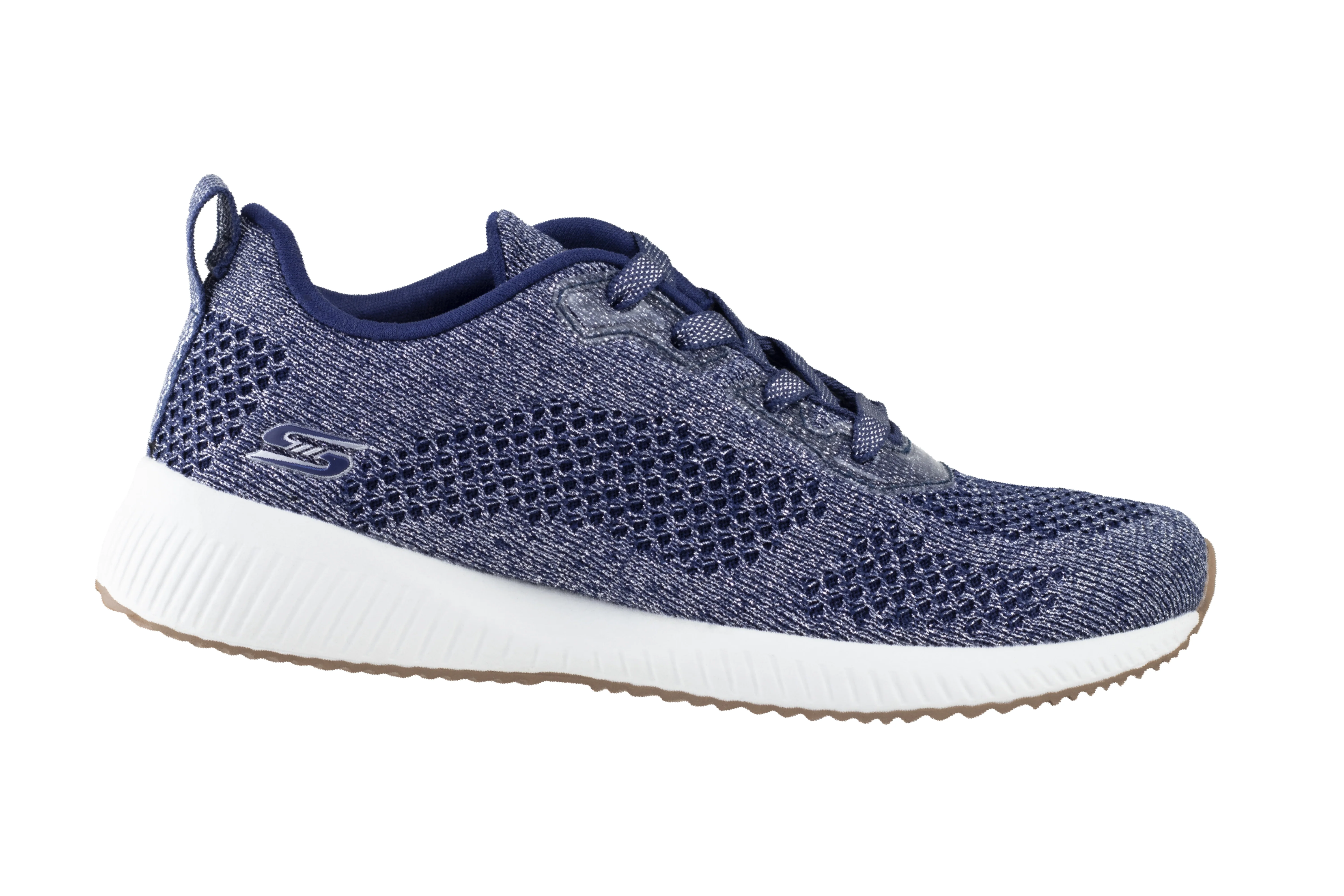 Tenis Skechers Bobs Sport Squad Glitz Maker Dama 117006 Marino