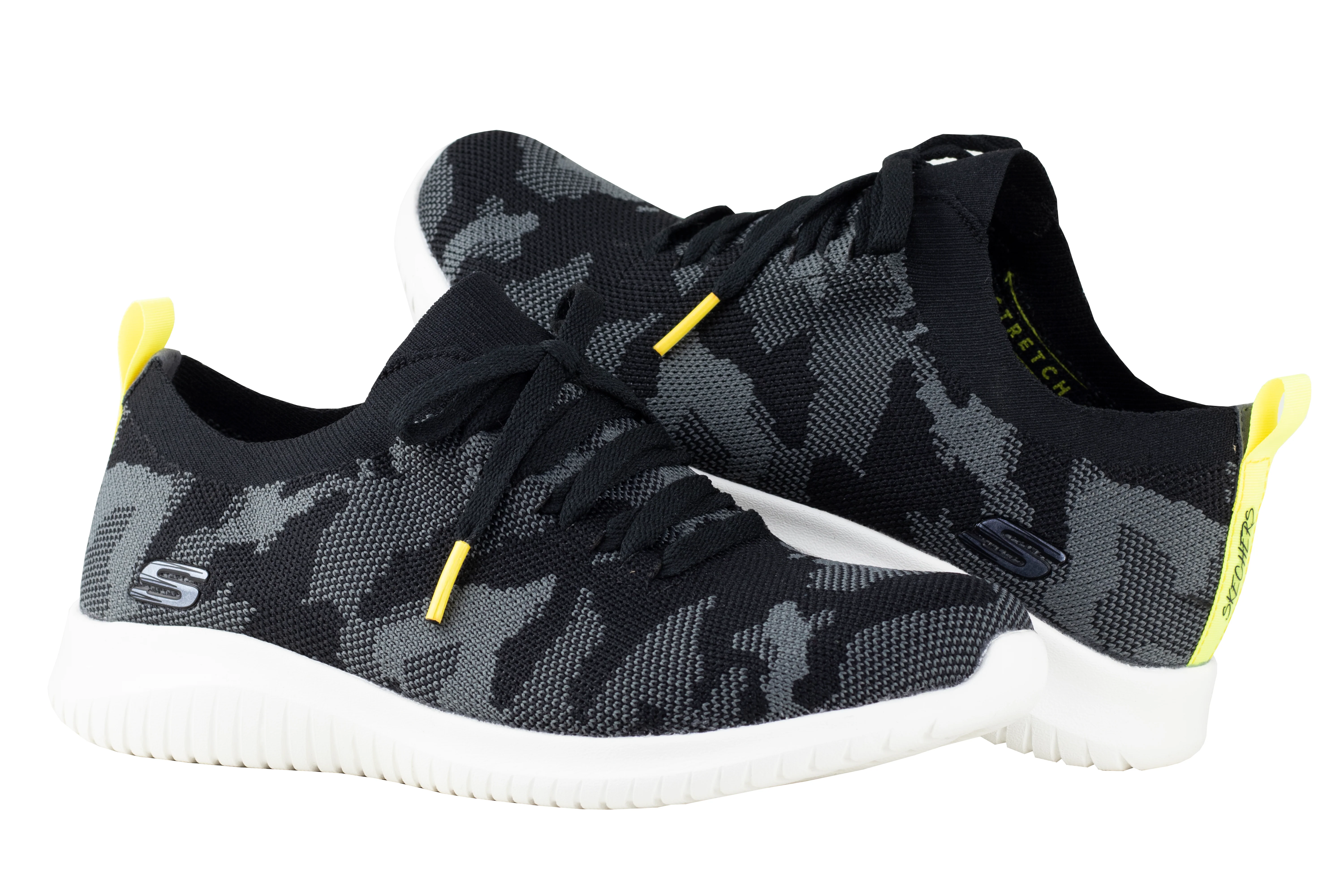 Tenis Skechers Ultra Flex Wild Pursue  Dama 149029 Negro Gris