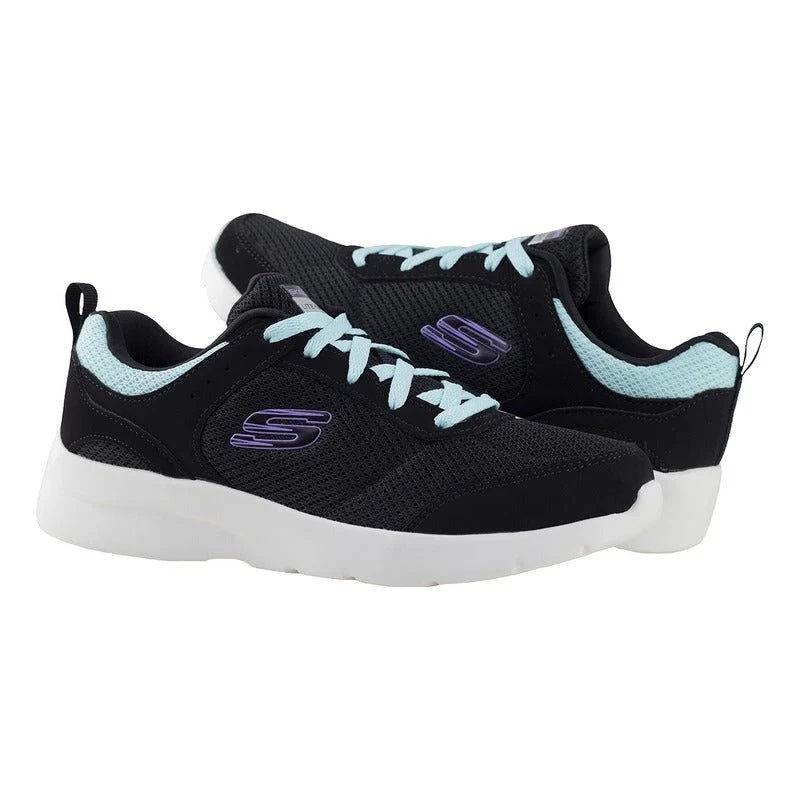 Tenis Skechers Dynamight 2.0 Dama 149543 Negro Turqueza