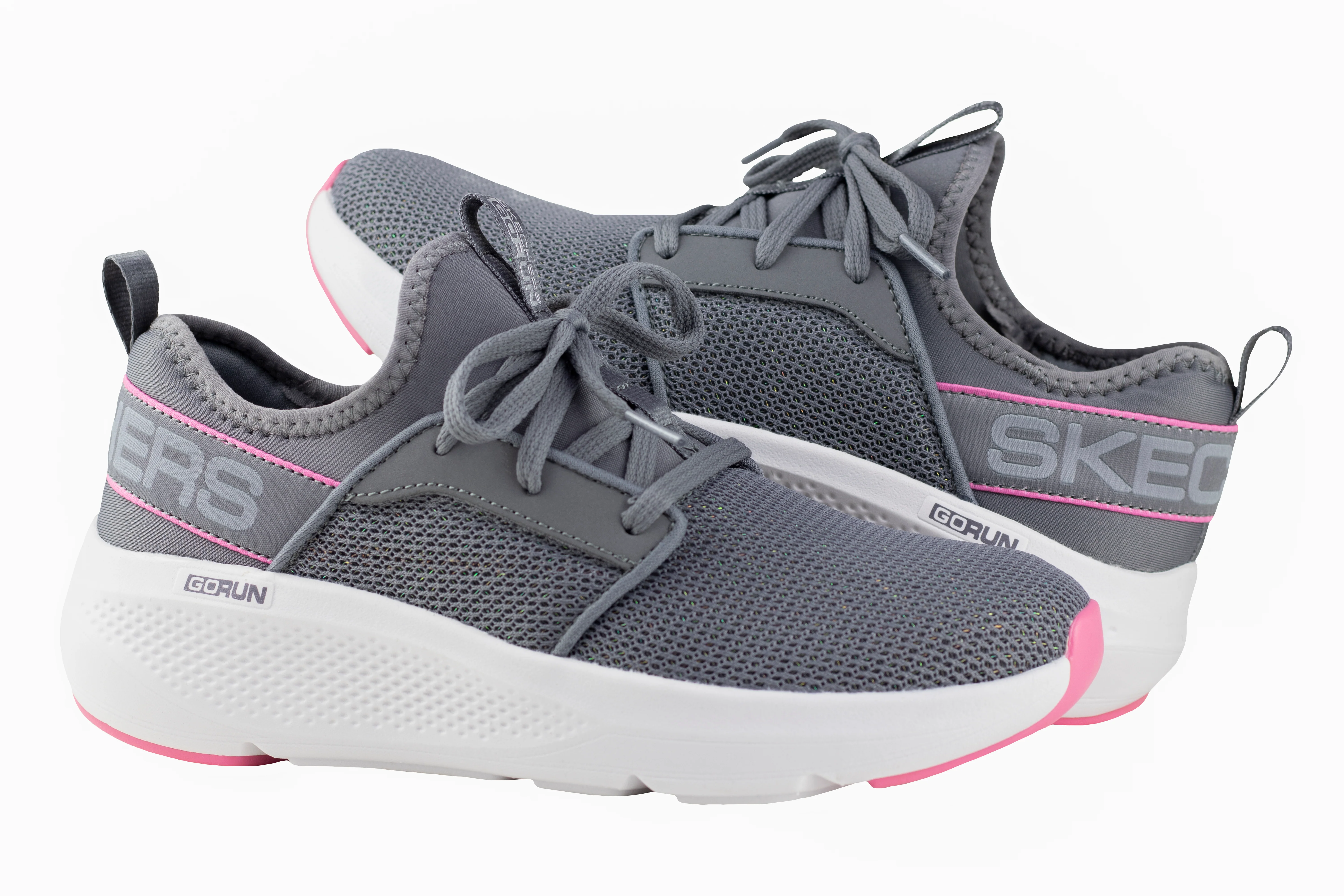 Tenis Skechers GoRun Elevate Dama 128336x Gris Rosa
