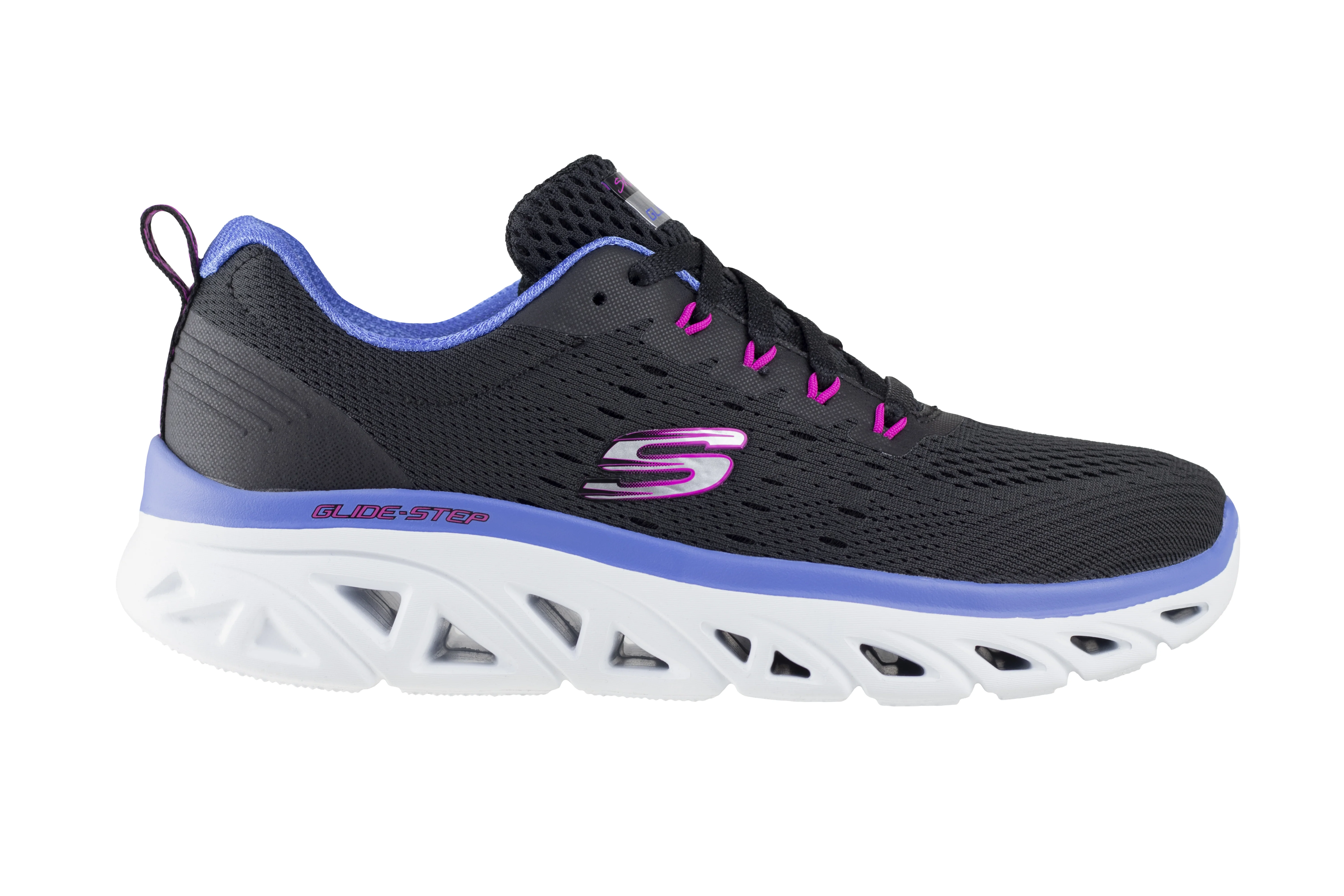 Tenis Skechers Glide-Step Fresh Charm Dama 149927 Negro Rosa