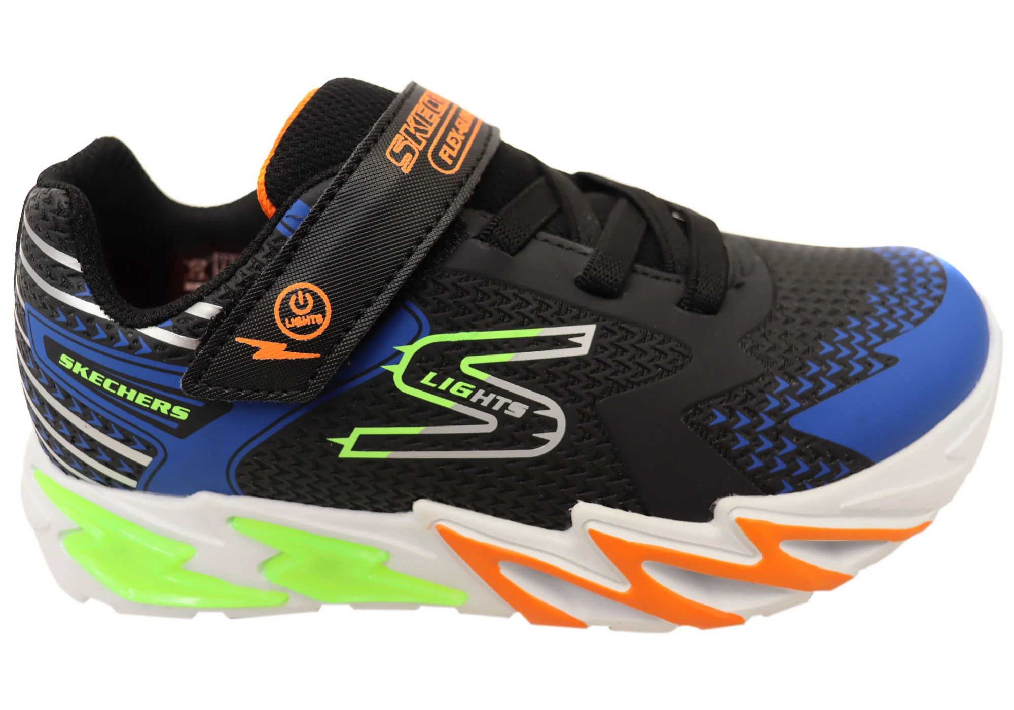 Skechers Kids Boys S Lights Flex Glow Bolt Comfortable Shoes