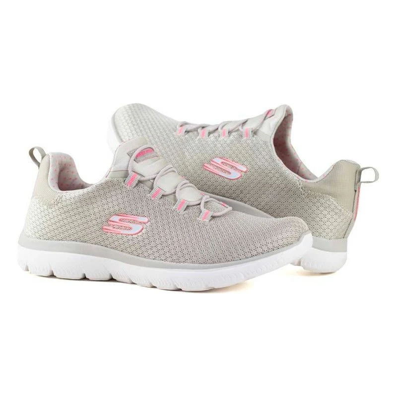 Tenis Skechers Summits Polka-Dance Dama 149149 Beige Rosa