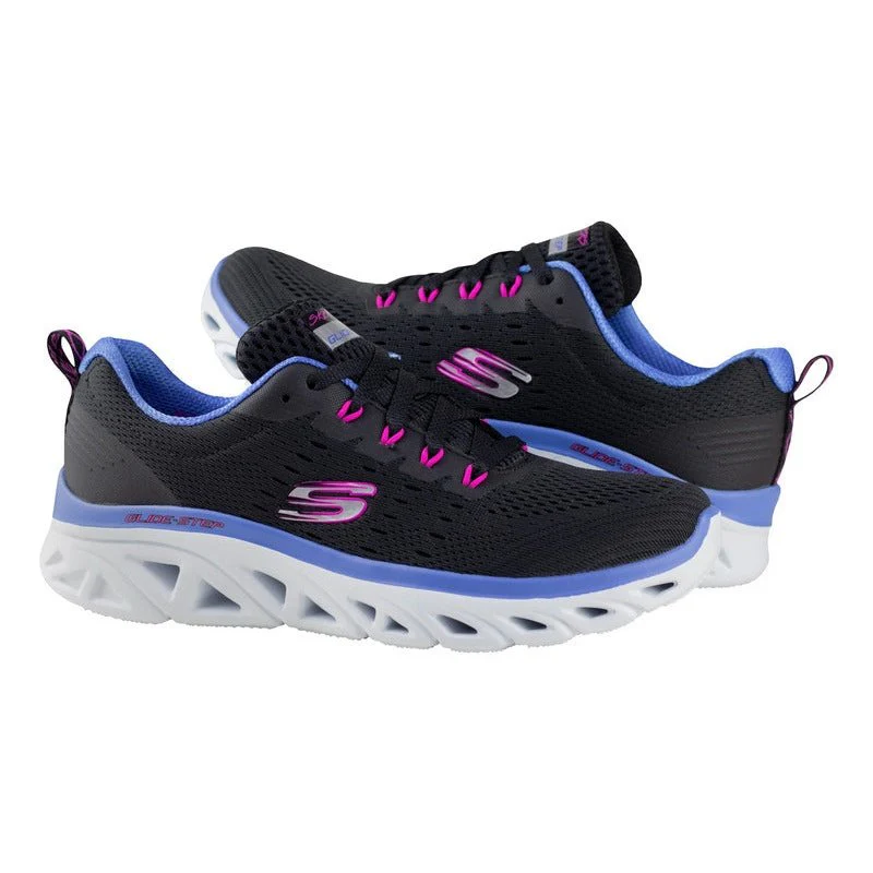 Tenis Skechers Glide-Step Fresh Charm Dama 149927 Negro Rosa