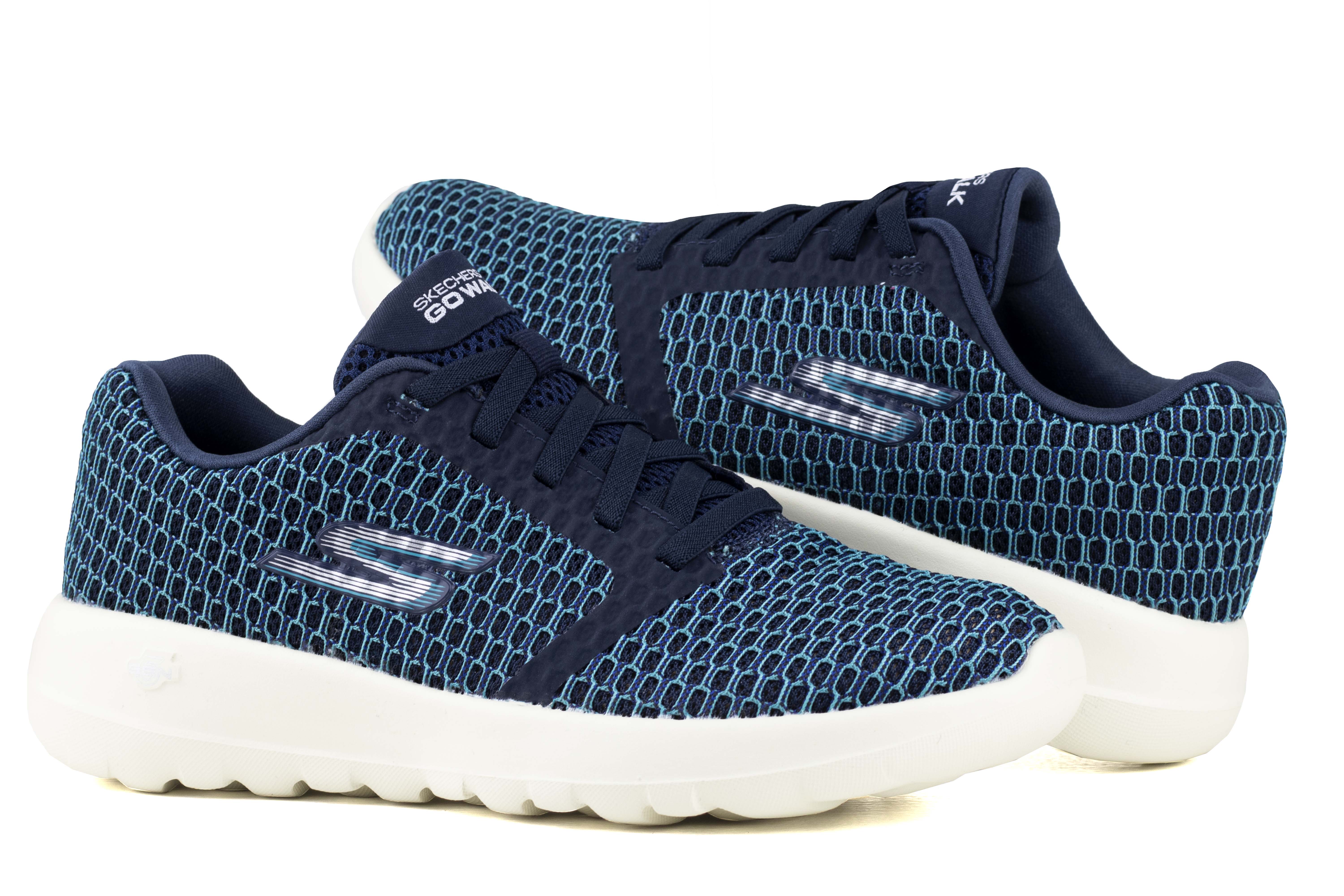 Tenis Skechers Sports Run Dama 15606x Marino Turqueza