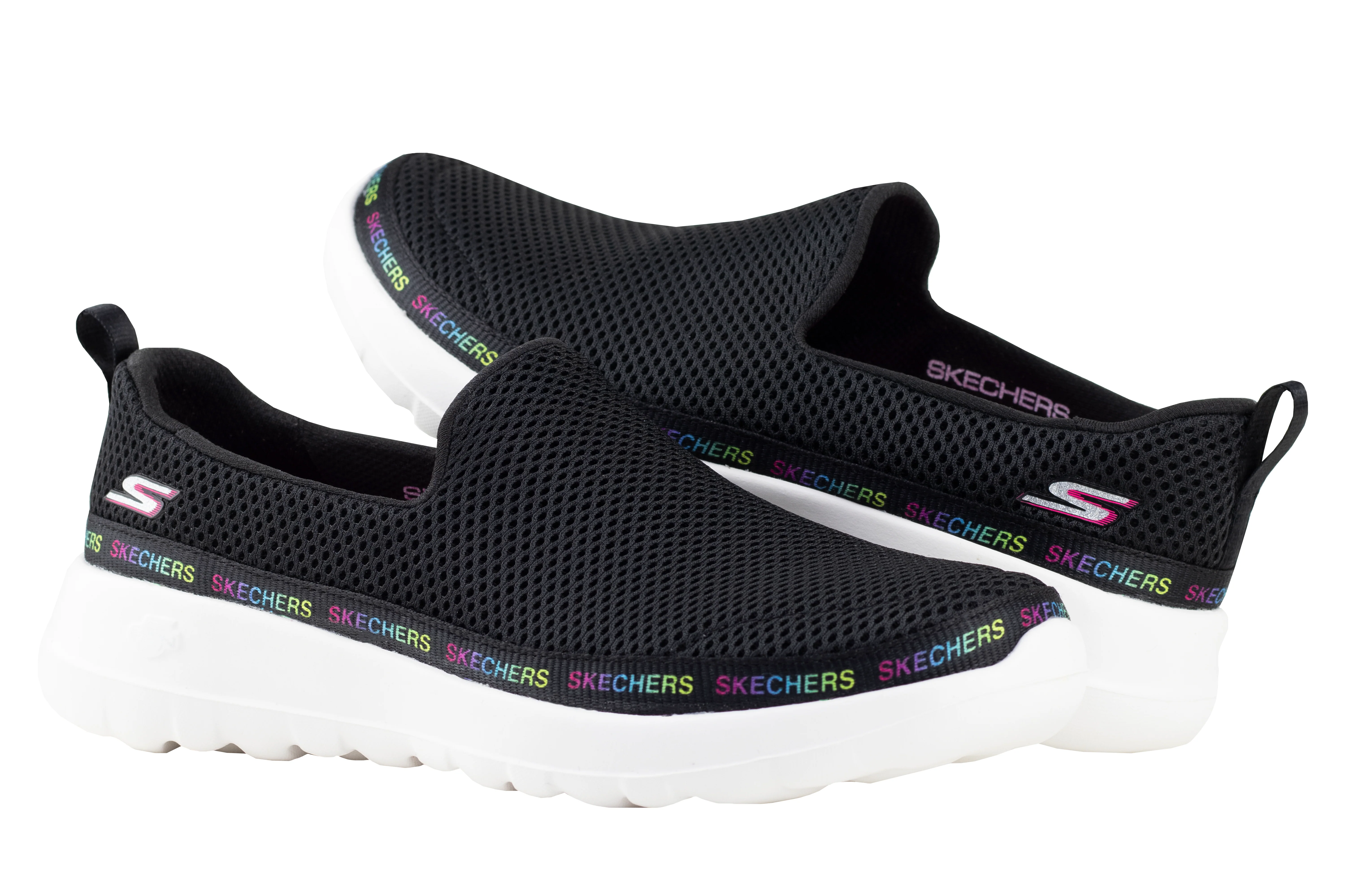 Tenis Skechers GoWalk Joy-Popular Dama 124096x Negro Multicolor