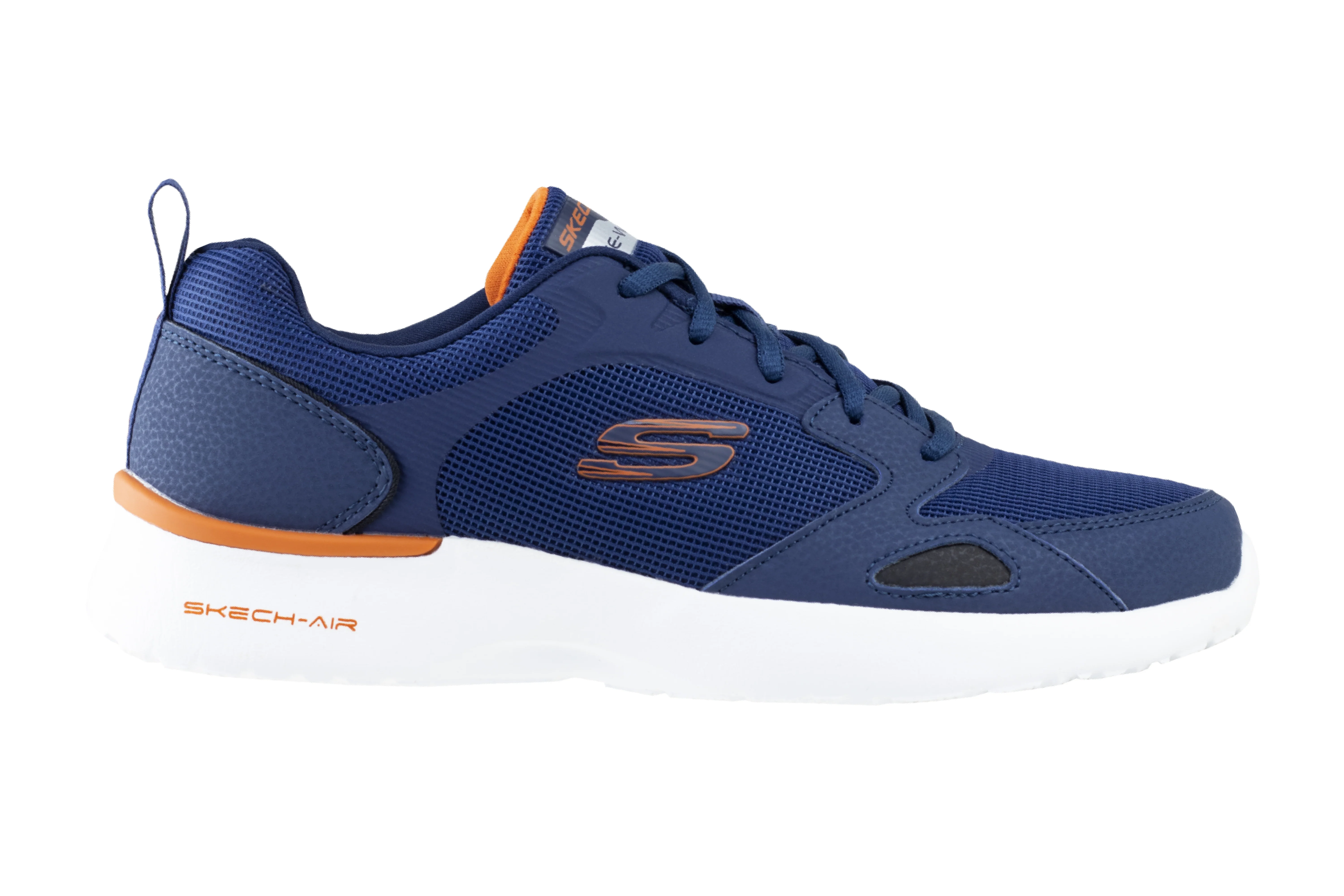 Tenis Skechers Skech-Air Dynamight Venturik Caballero 232292 Marino Naranja