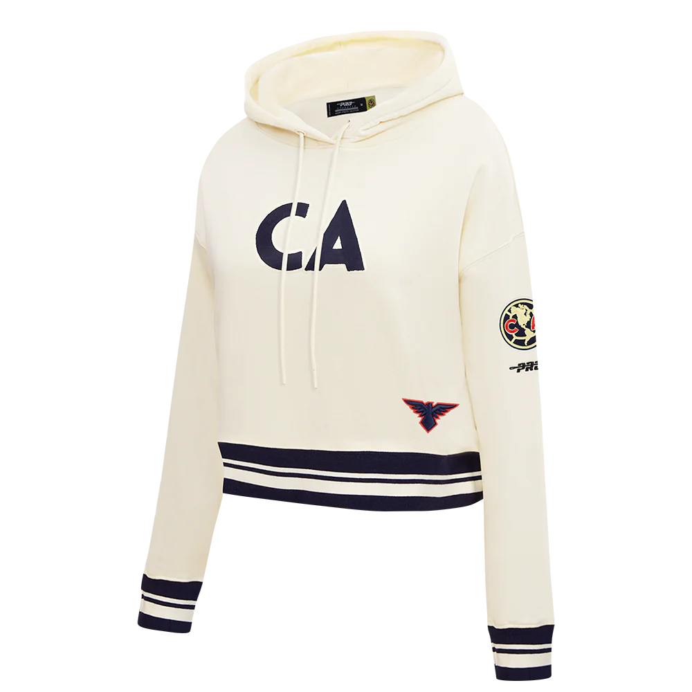 SUDADERA CON GORRO LIGA MX CLUB AMERICA PREMIUM PARA MUJER