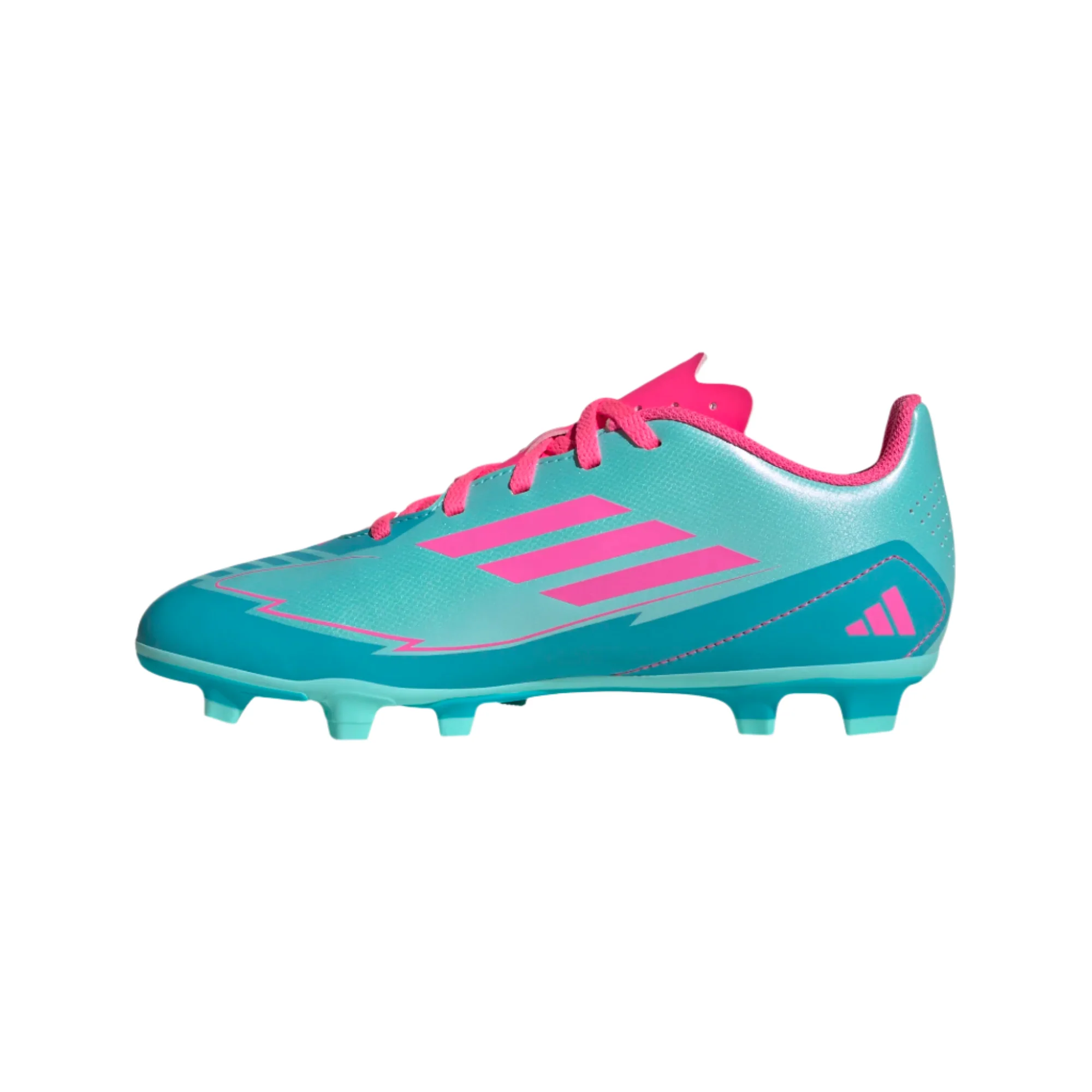 Adidas JR Messi F50 Club FXG FG/MG-Aqua/Lucid Pink