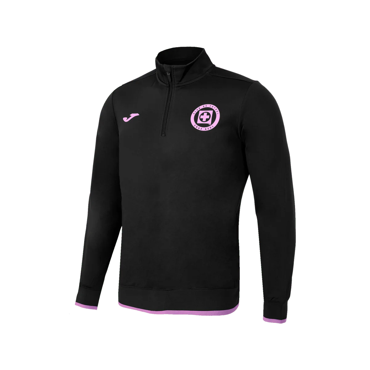 JOMA CRUZ AZUL 1/4 ZIP TRAINING TRACK JACKET-BLACK