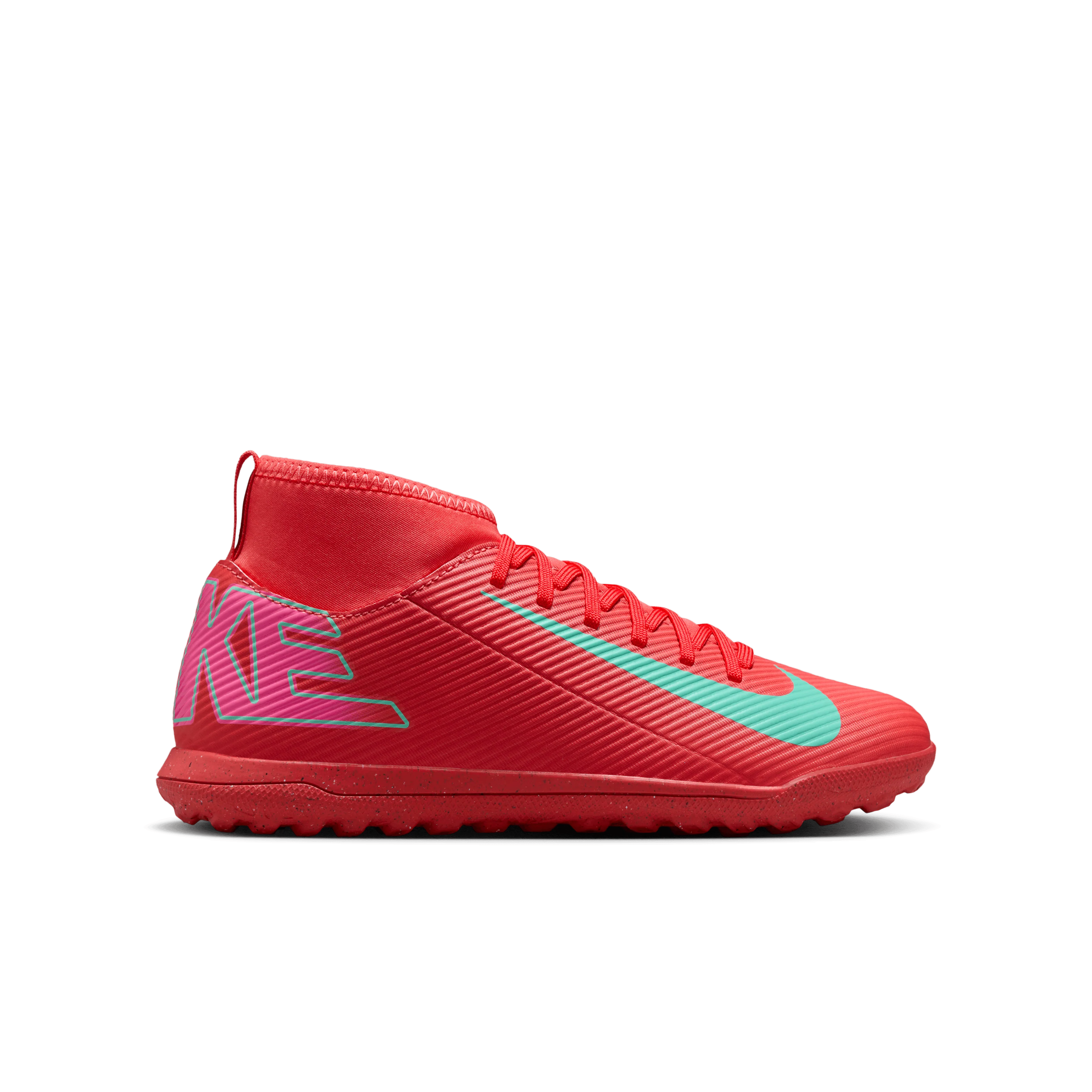 Nike Jr. Mercurial Superfly 10 Club TF-Ember Glow/Aurora Green