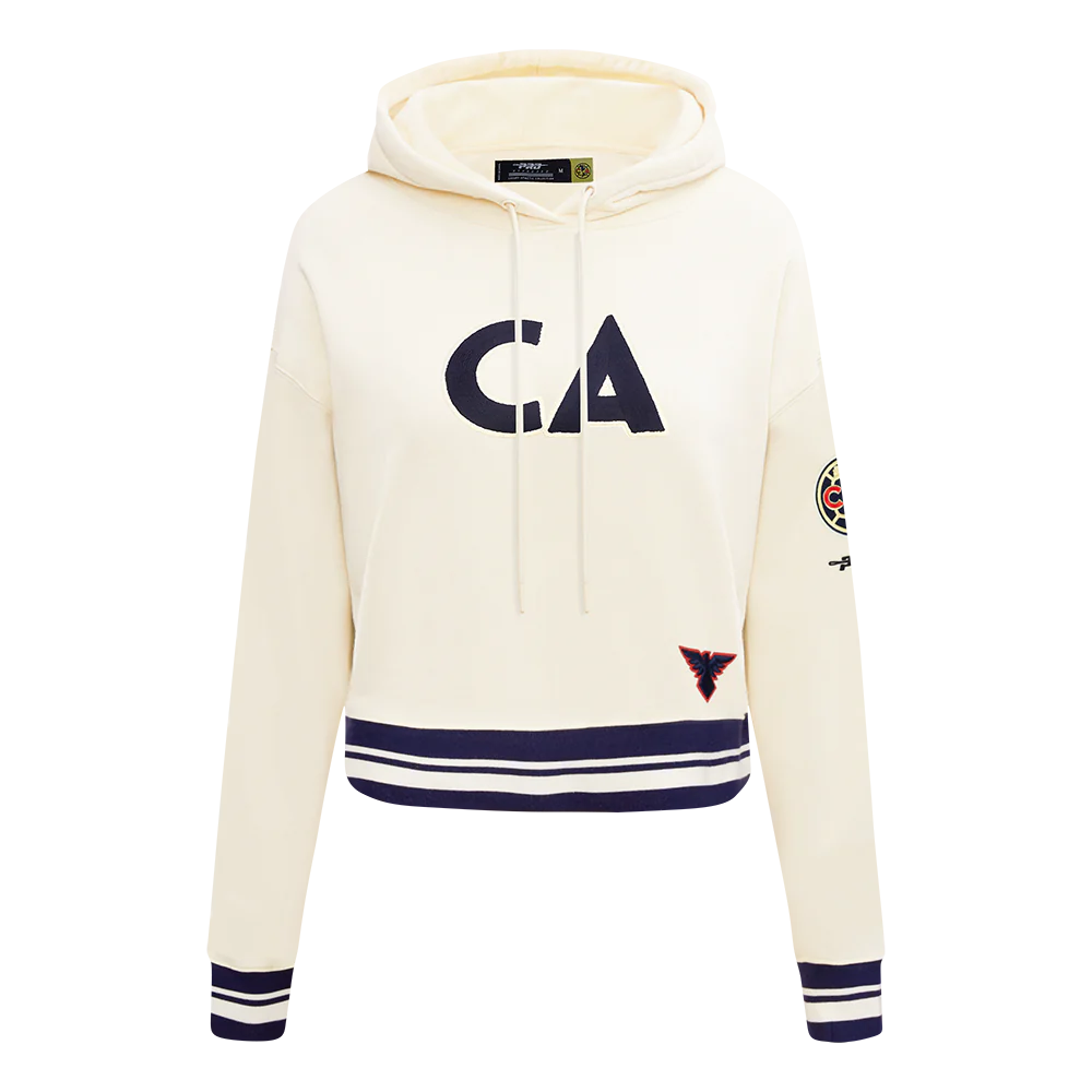 SUDADERA CON GORRO LIGA MX CLUB AMERICA PREMIUM PARA MUJER