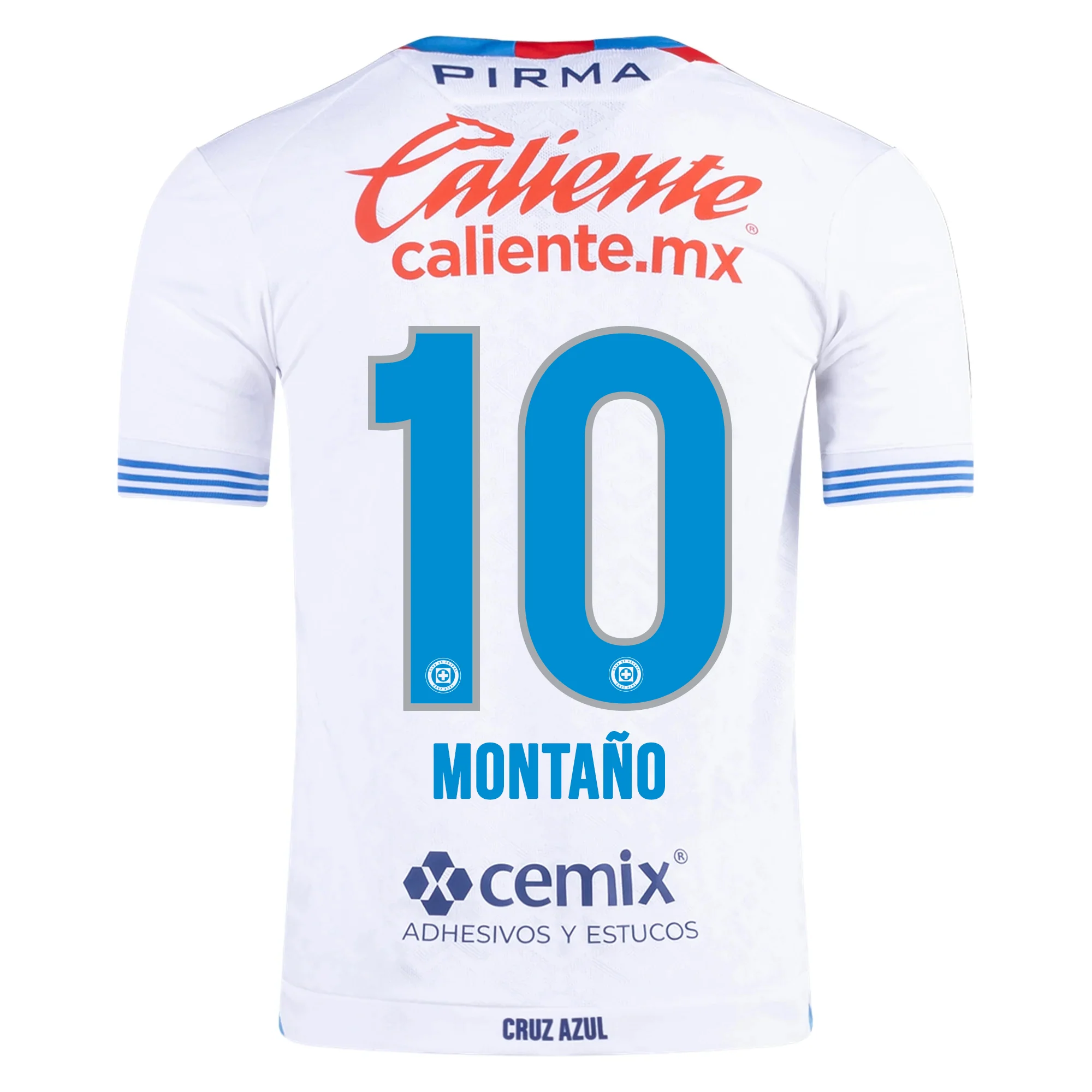 Pirma Andres Montano Cruz Azul Away Jersey 24/25 (White/Blue) (Copy)