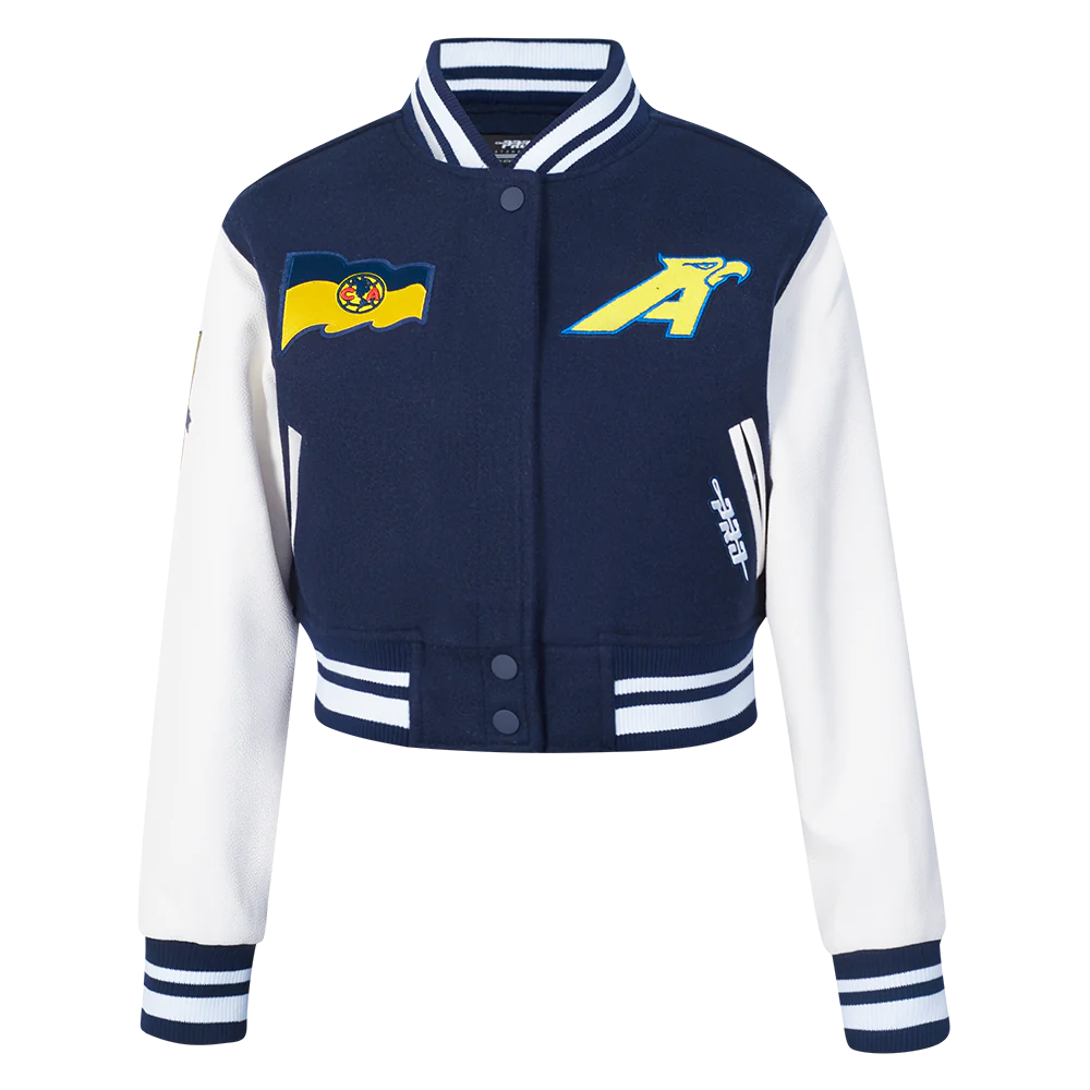 CHAMARRA UNIVERSITARIA LIGA MX CLUB AMERICA STADIUM PARA MUJER