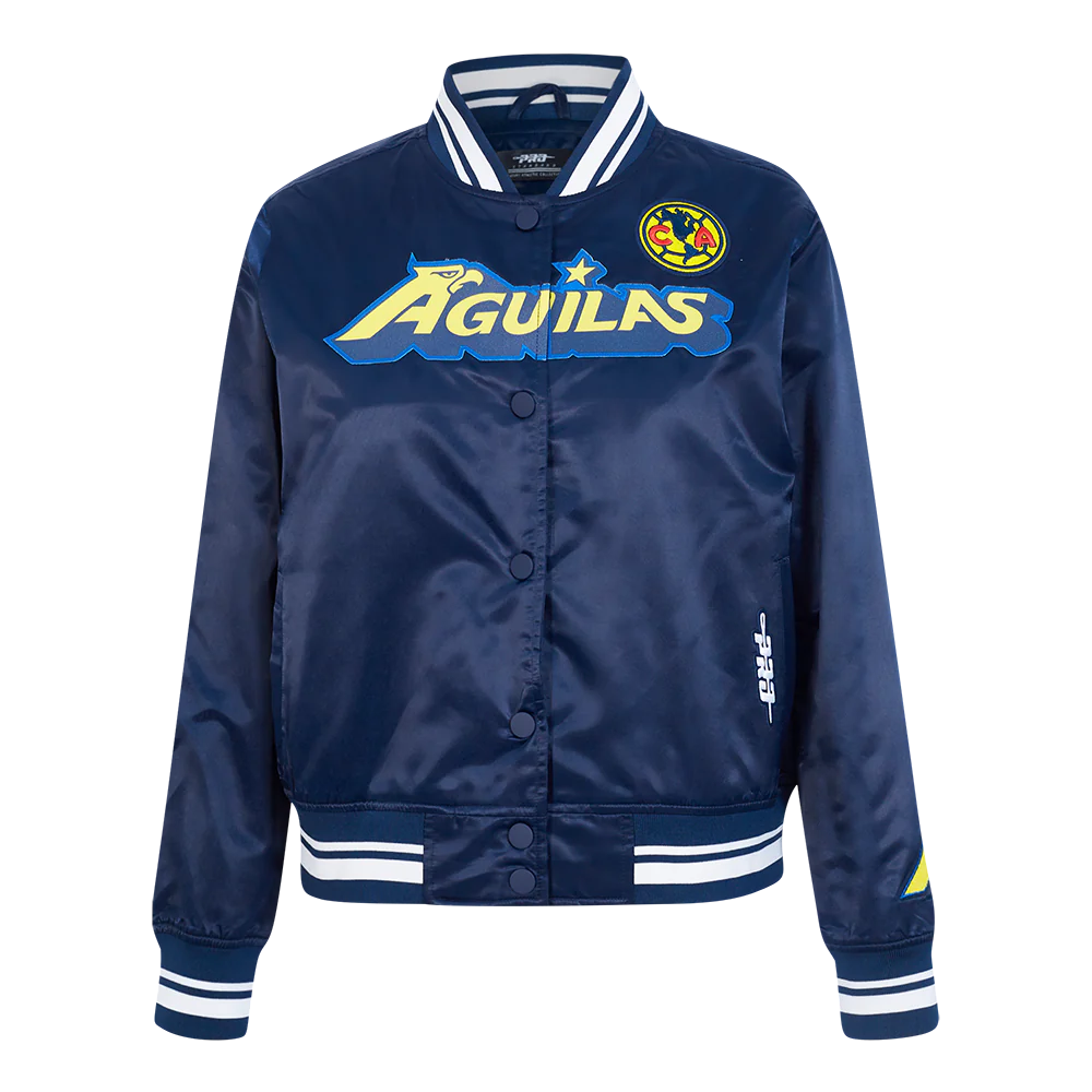 CHAMARRA DE SATÍN LIGA MX CLUB AMERICA STADIUM PARA MUJER