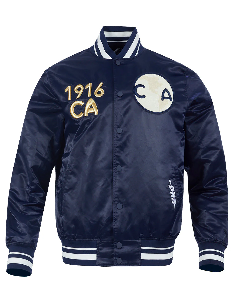 CHAMARRA DE SATÍN LIGA MX CLUB AMERICA PREMIUM