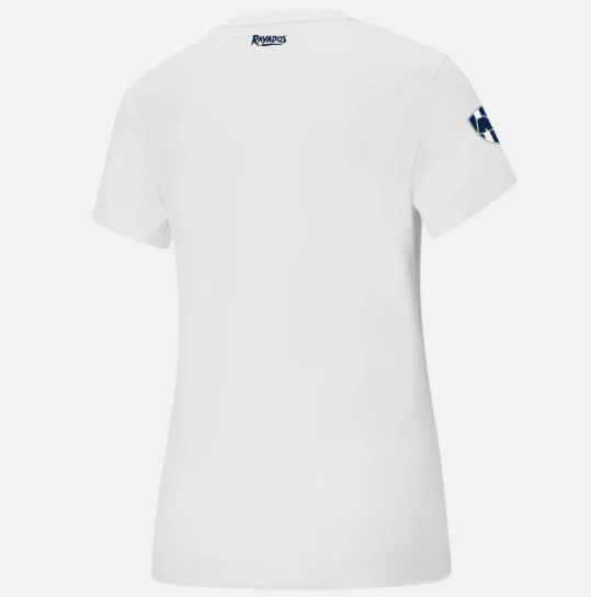 Playera puma rayados escudo dama
