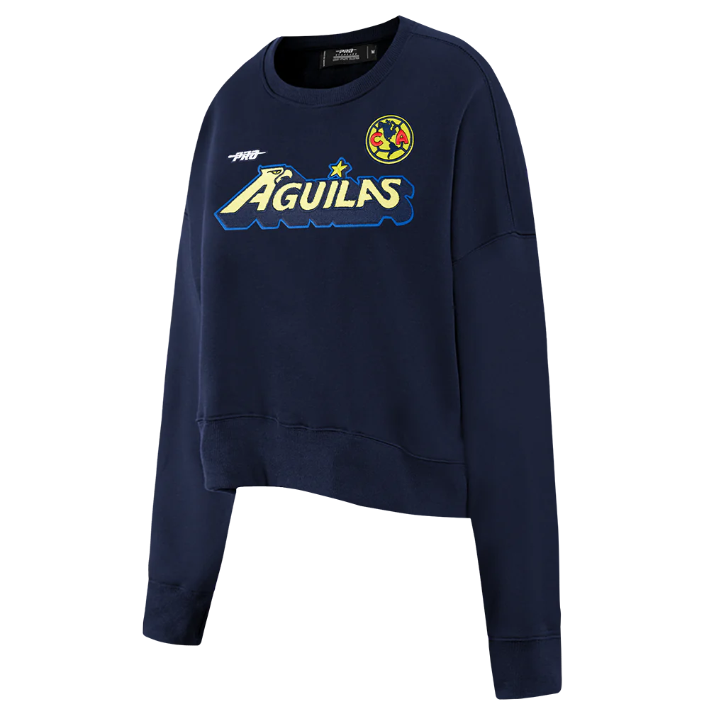 SUDADERA DE CUELLO REDONDO LIGA MX CLUB AMERICA STADIUM PARA MUJER