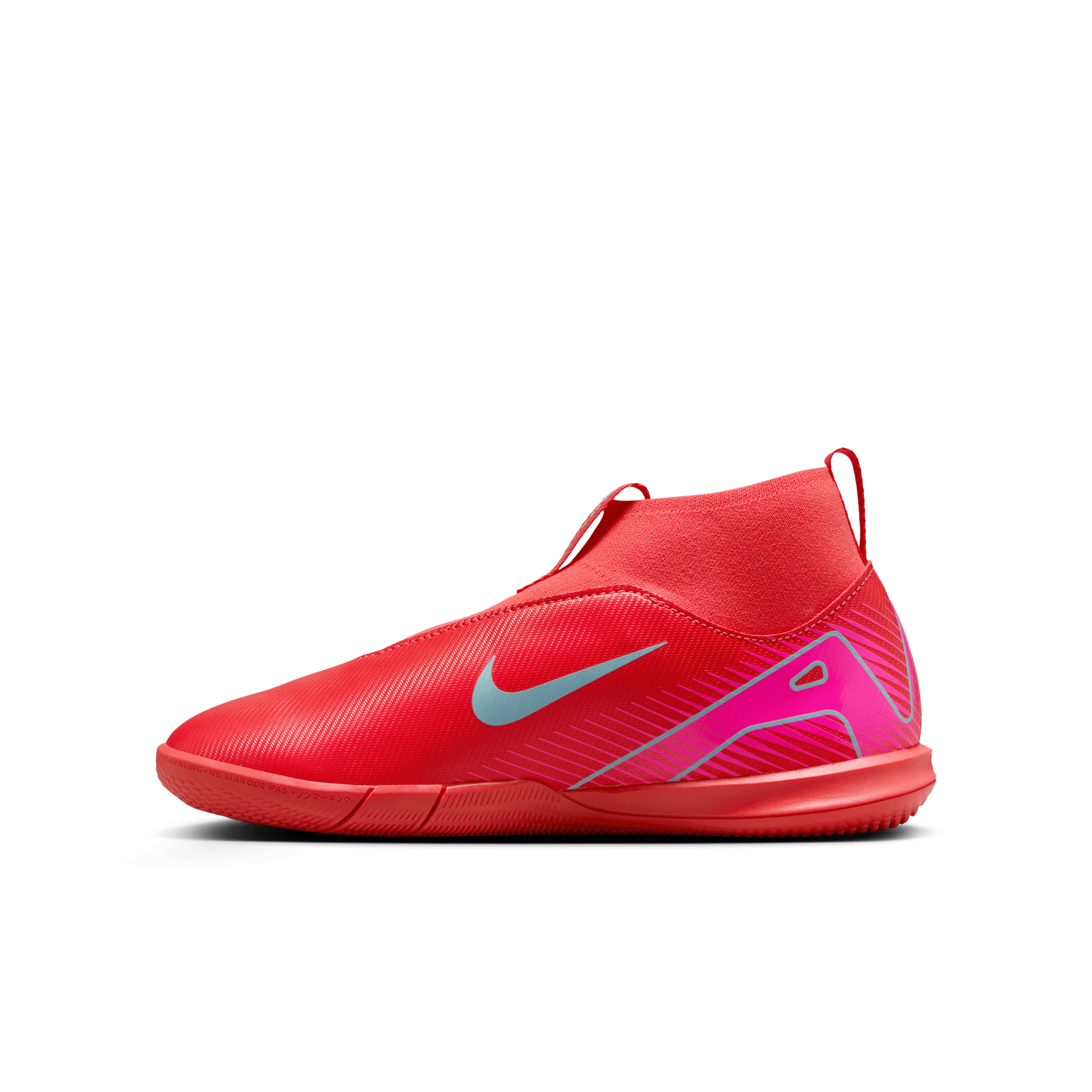 Nike Jr. Mercurial Superfly 10 Academy Indoor-Ember Glow/Aurora Green