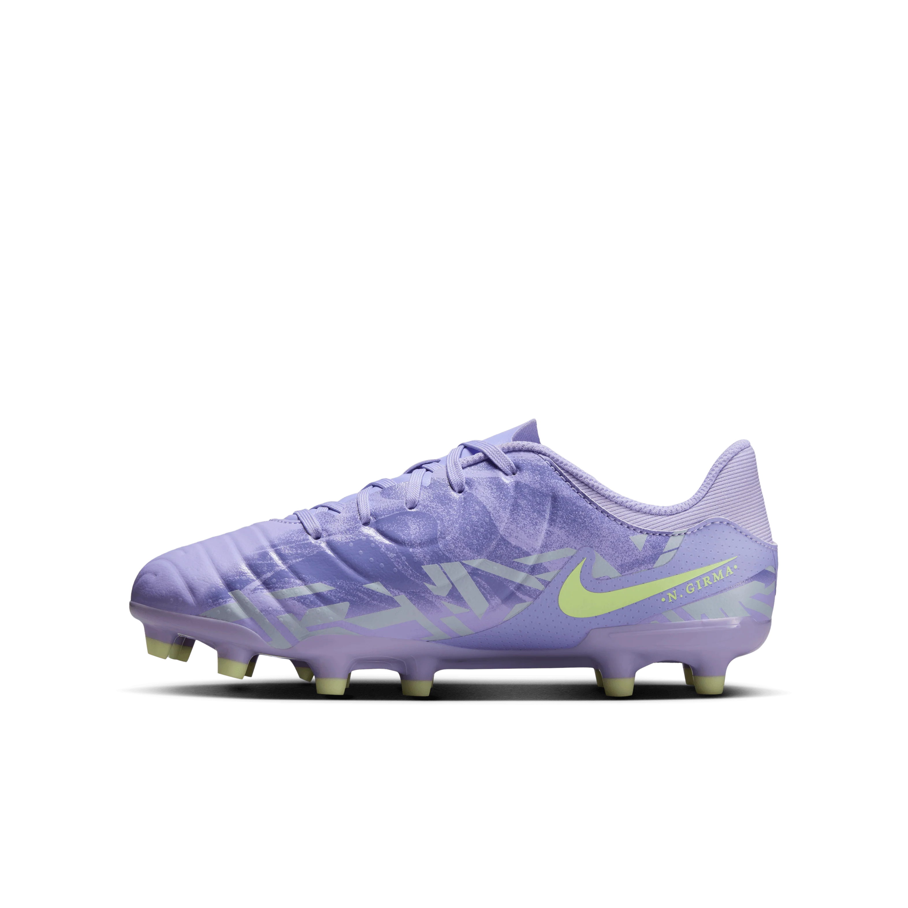 Nike United Jr. Tiempo Legend 10 Academy-Purple Agate/Barely Volt