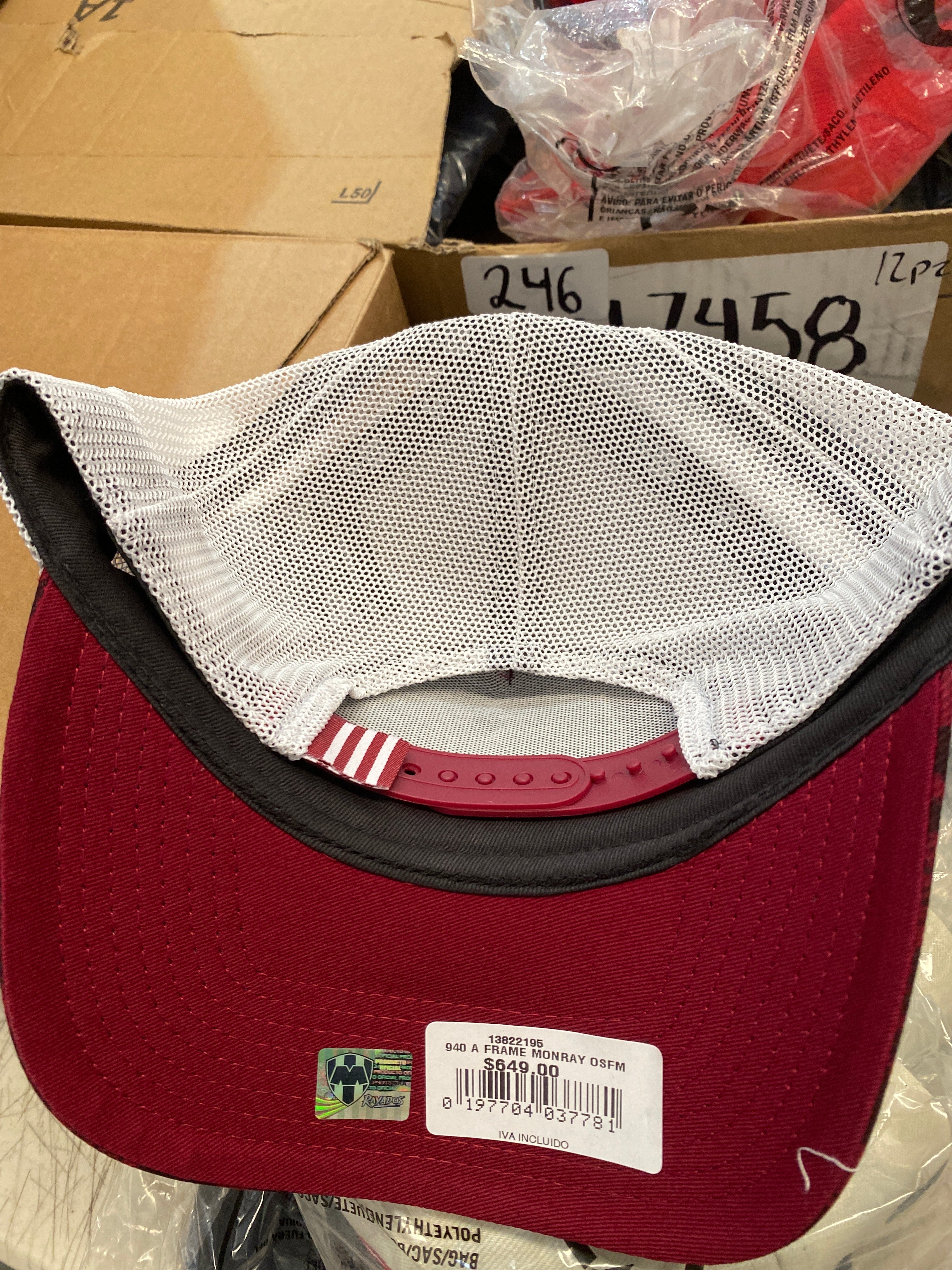 Gorra New era Rayados frame 9Forty