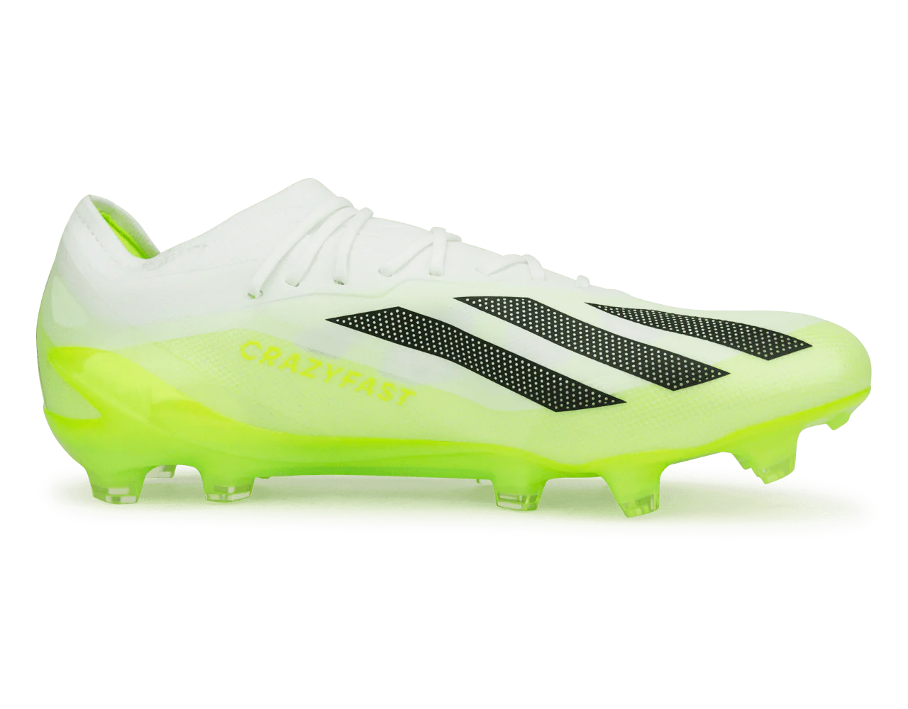 adidas Men's X Crazyfast.1 FG White/Lucid Lemon