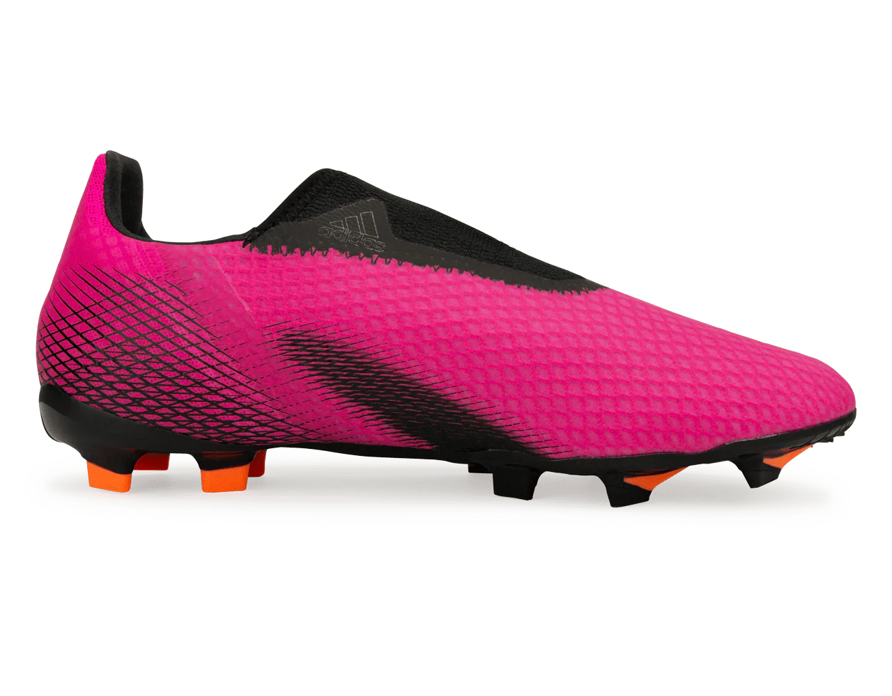 adidas Kids X Ghosted.3 Laceless FG Pink/Black