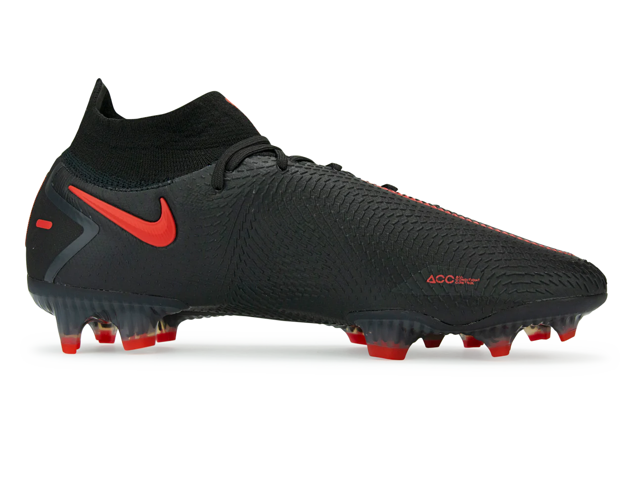 Nike Men's Phantom GT DF Elite FG Black/Dark Smoke Grey/Chile Red