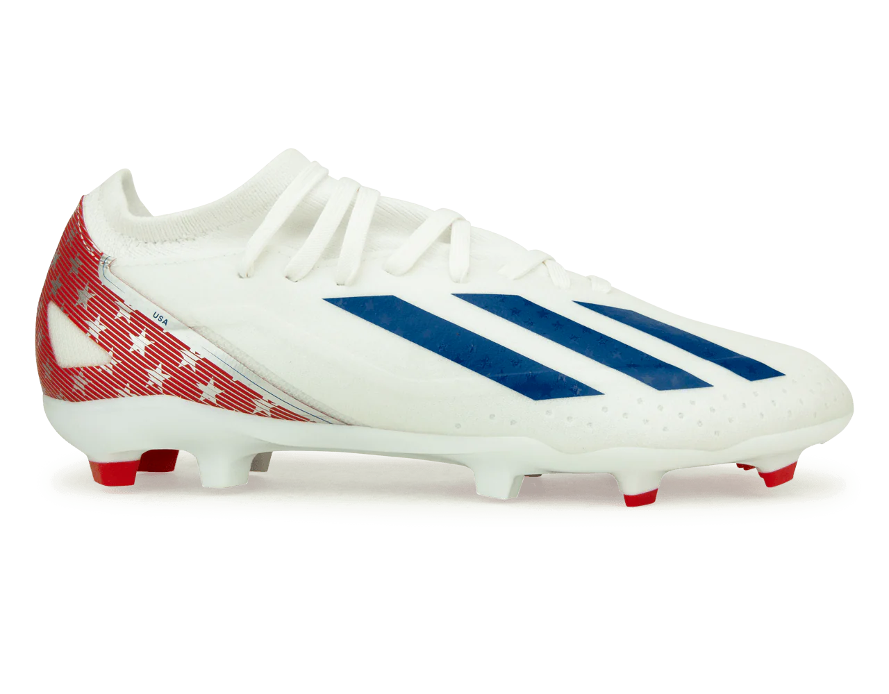 adidas Kids X Crazyfast USA.3 FG White/Red