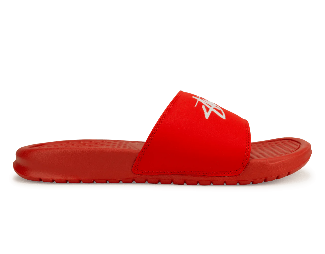 Nike Men's Benassi Stussy Sandal Red/White