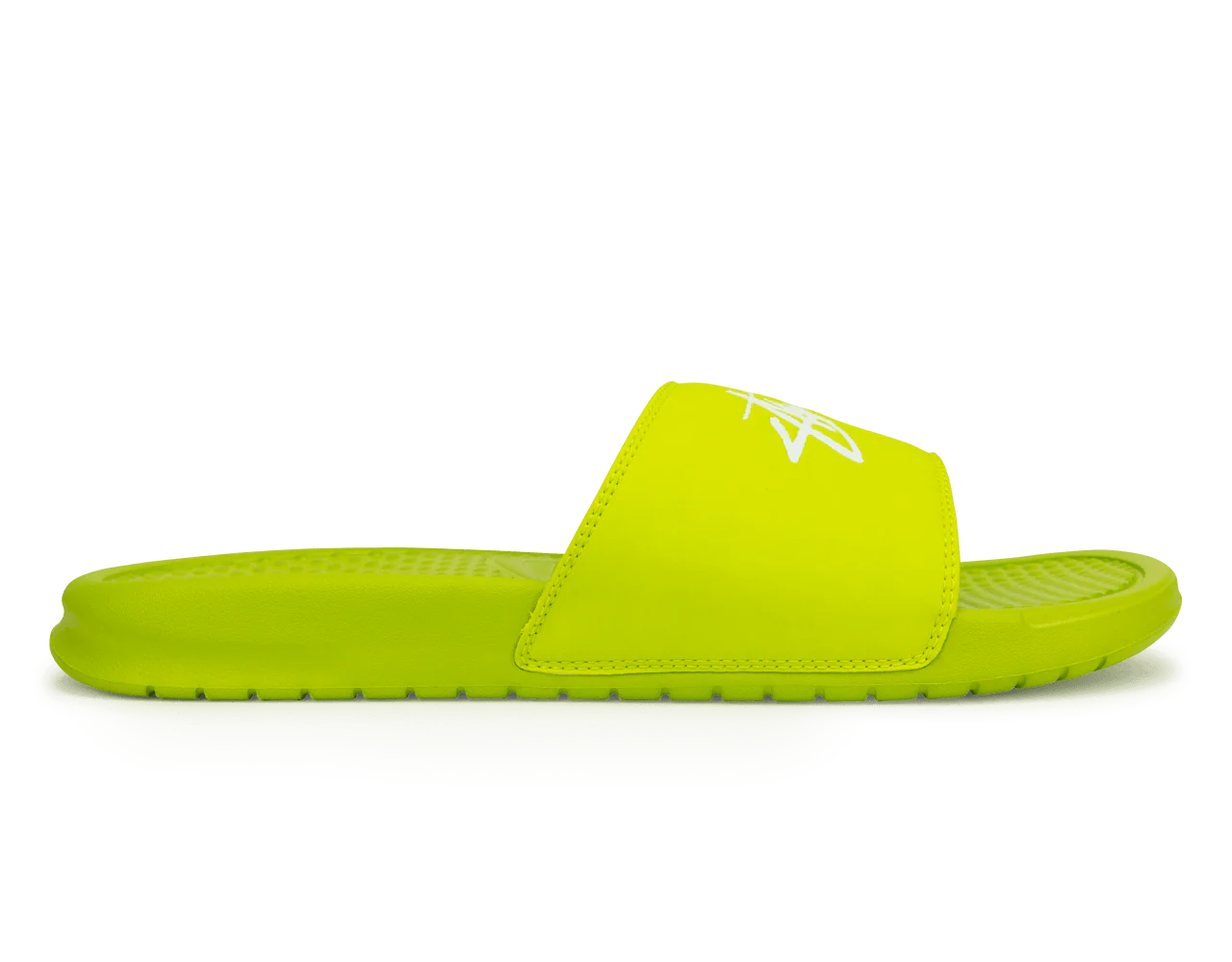 Nike Men's Benassi Stussy Sandal Green/White