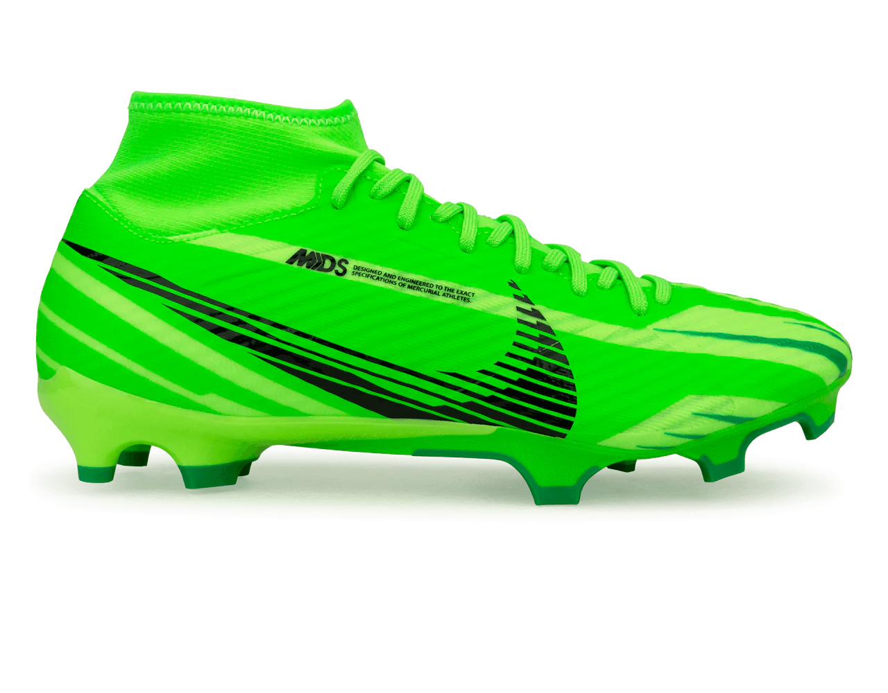 Nike Men's Zoom Mercurial Superfly 9 Academy MDS FG/MG Green Strike/Black
