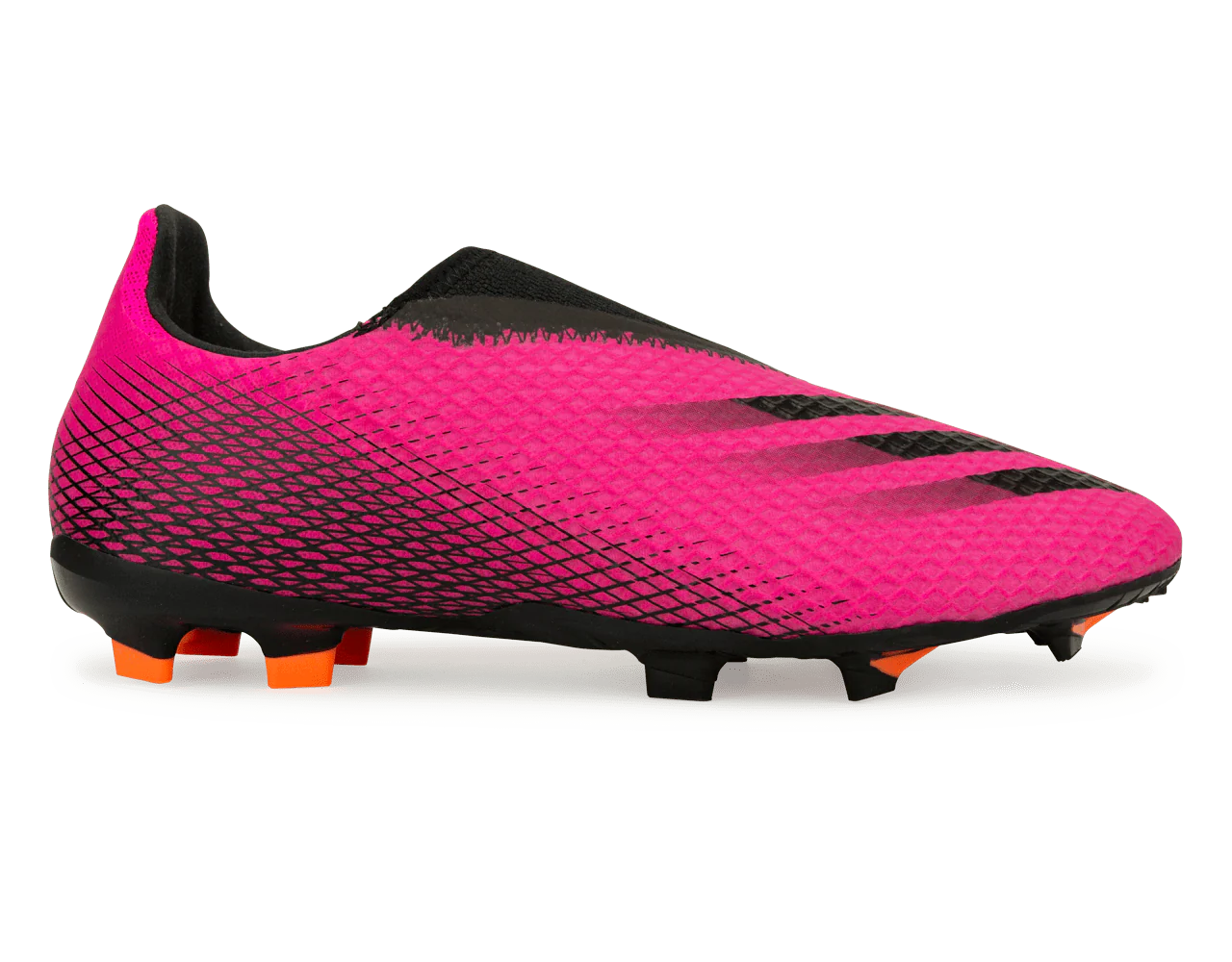 adidas Kids X Ghosted.3 Laceless FG Pink/Black