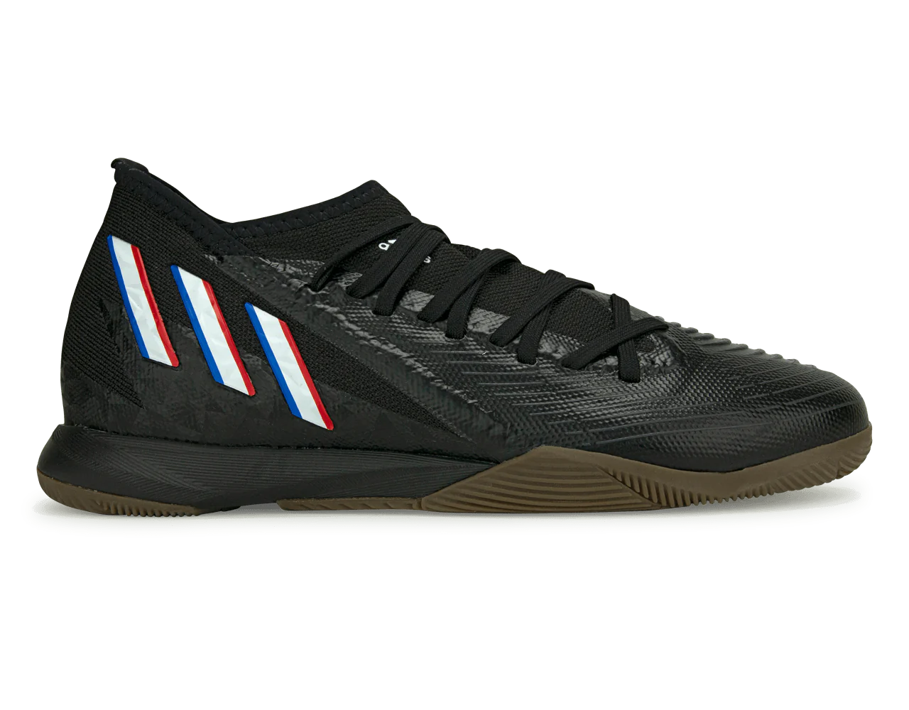 adidas Men's Predator Edge.3 Indoor Soccer Shoes Black/White